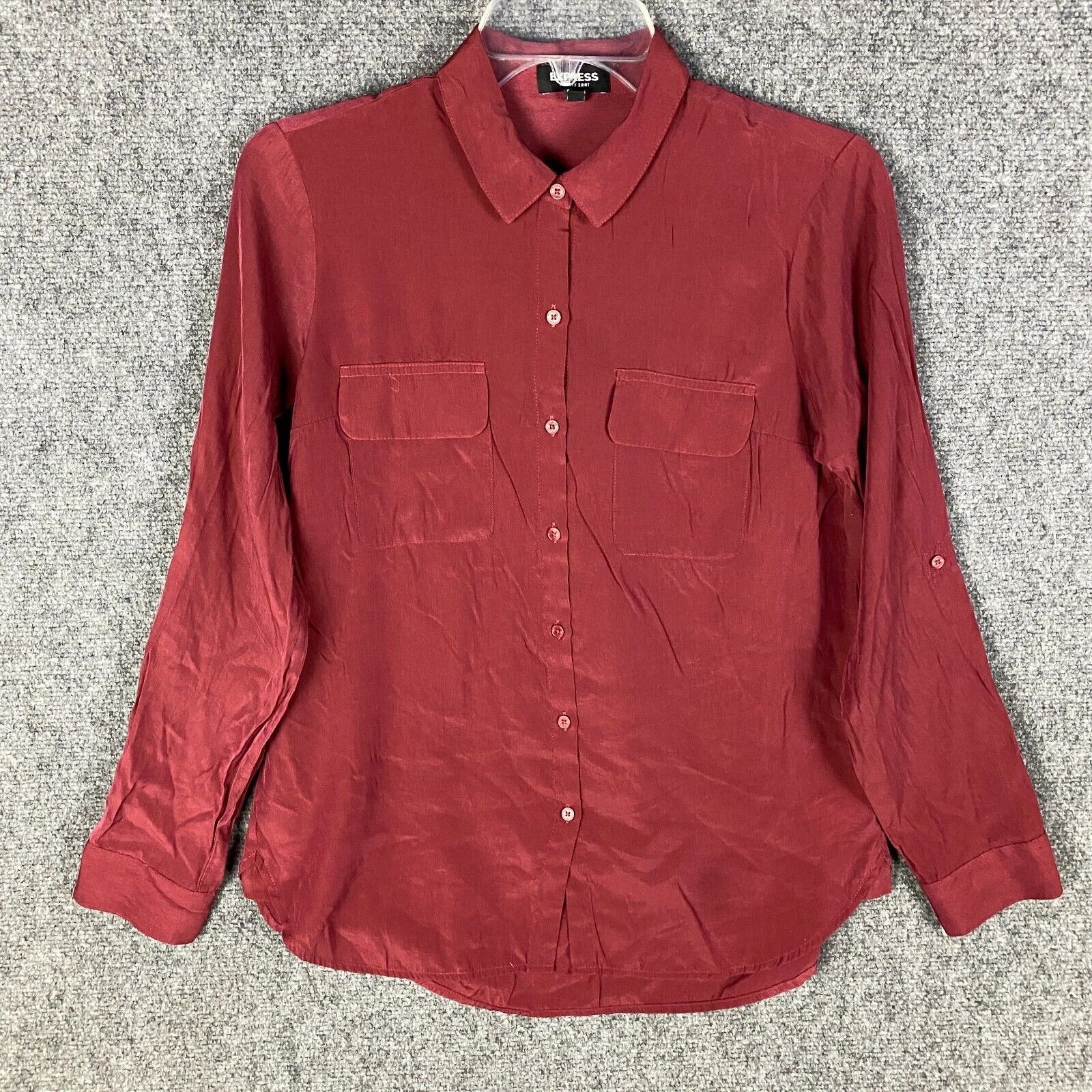 Express Express City Shirt Women's Small Long Sleeve Button Up S Size S / US 4 / IT 40 - 1 Thumbnail