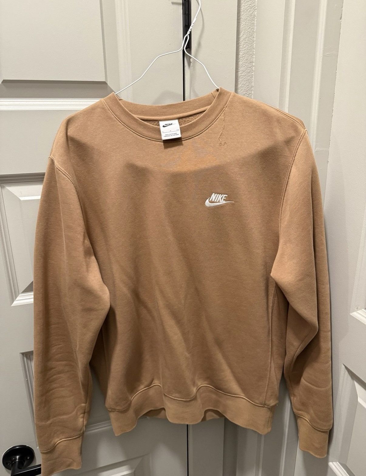 Brown Nike Crewneck Pullover