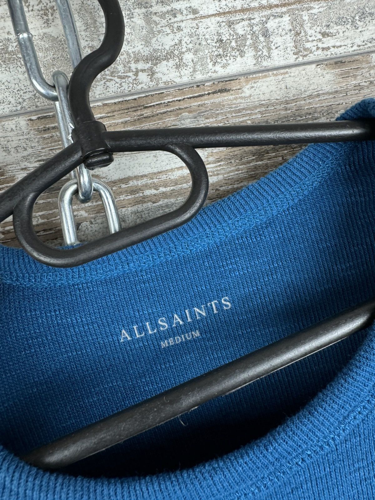 Allsaints Mens AllSaints T-shirt ss crew blue tee blue size M Size US M / EU 48-50 / 2 - 3 Thumbnail