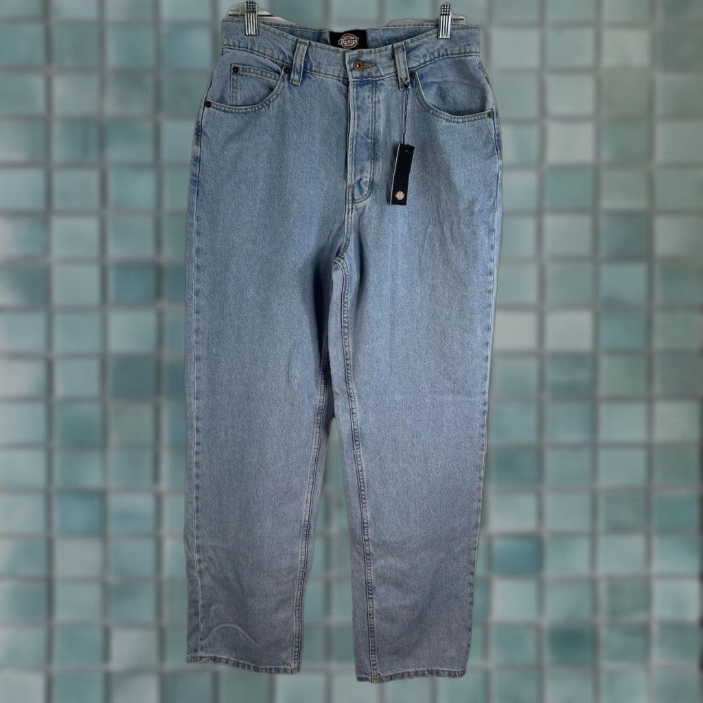 Dickies Dickies Jeans Mom Denim Women’s 12 Blue 32X32 Button Fly Relaxed High Rise 5-Pocket NWT Vintage No Size 34" / US 12 / IT 48 - 1 Thumbnail