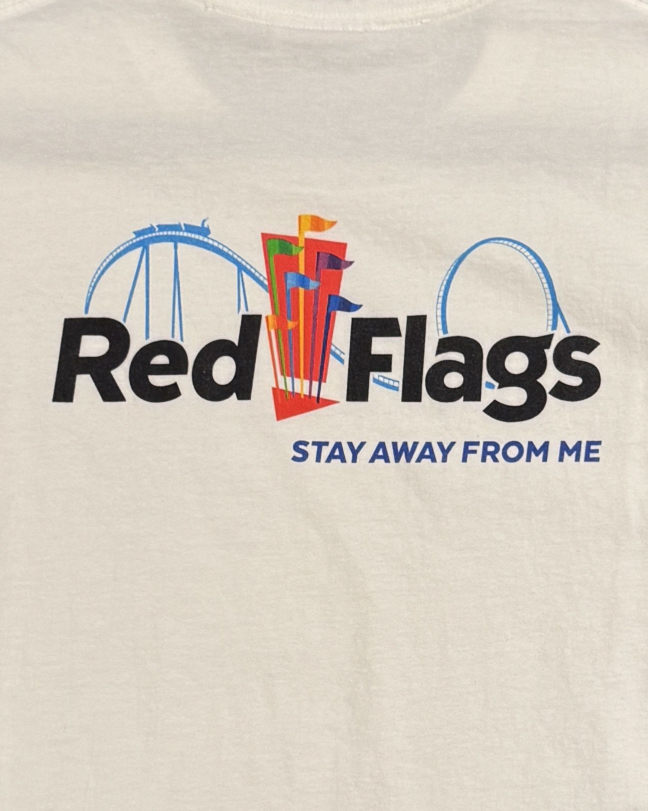Other Stay Away Red Flags Tee Size US XL / EU 56 / 4 - 1 Thumbnail