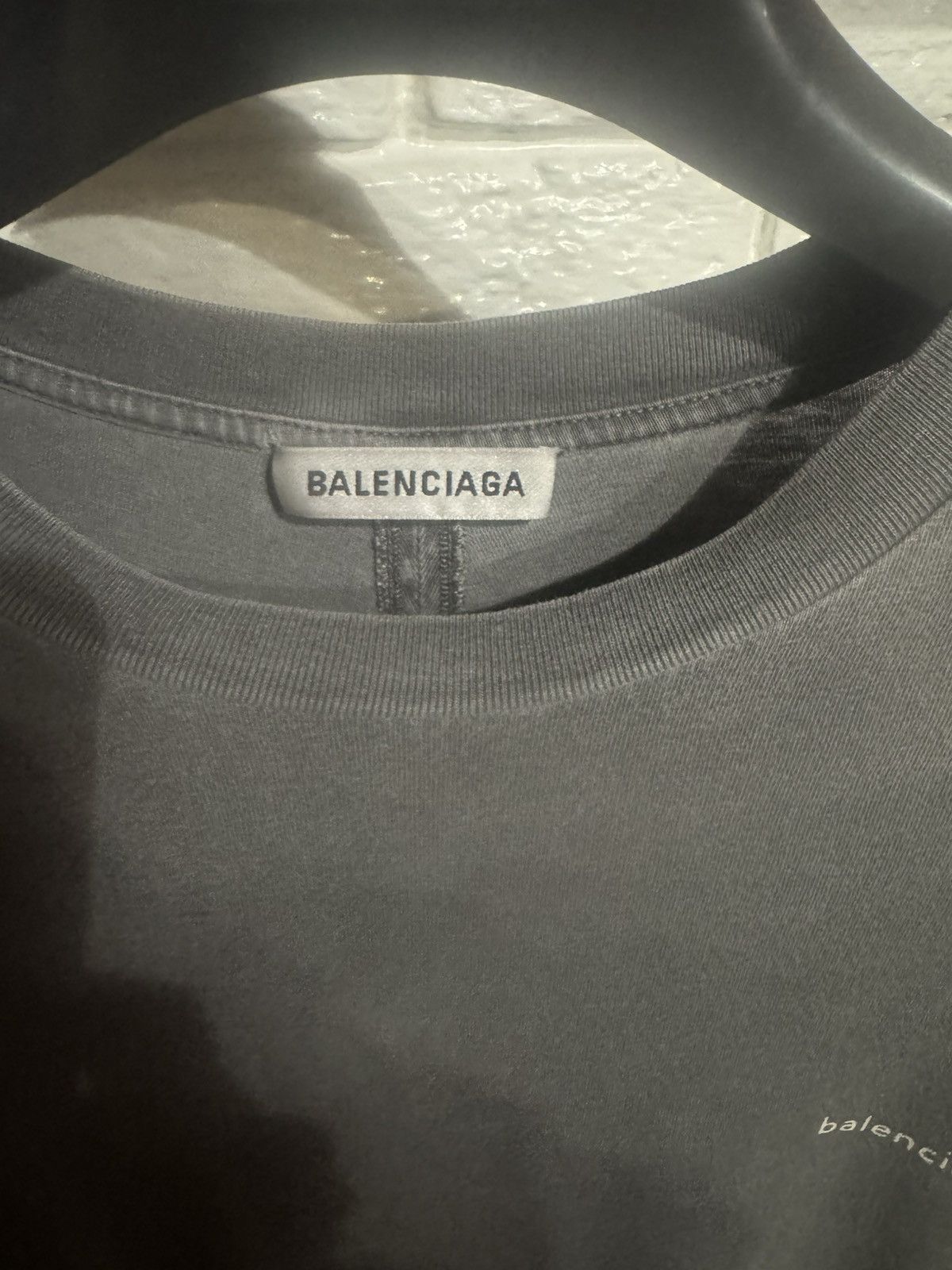 Balenciaga Raglan Tee w/ Balenciaga logo Size US M / EU 48-50 / 2 - 4 Thumbnail