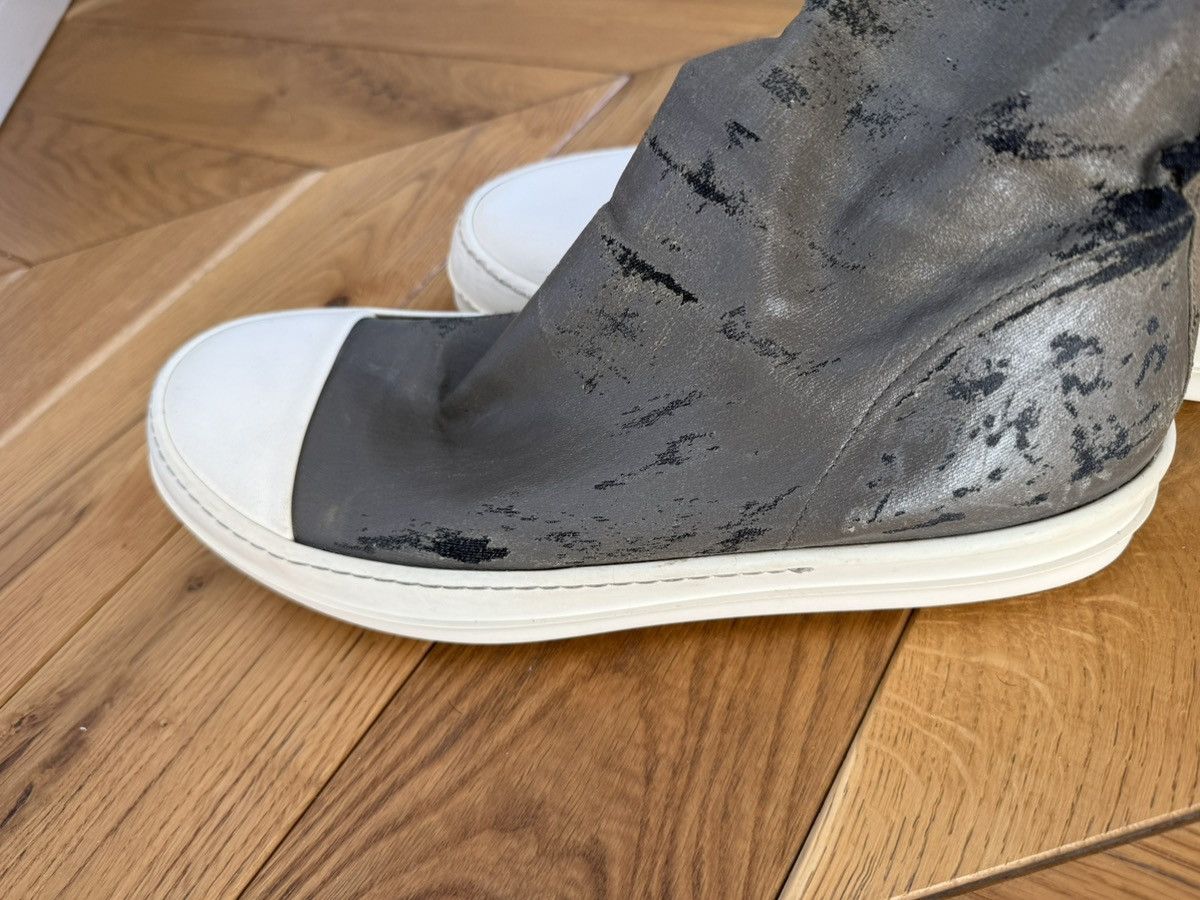 Rick Owens Drkshdw Rick Owens waxed distressed sock ramones Size US 11 / EU 44 - 7 Thumbnail
