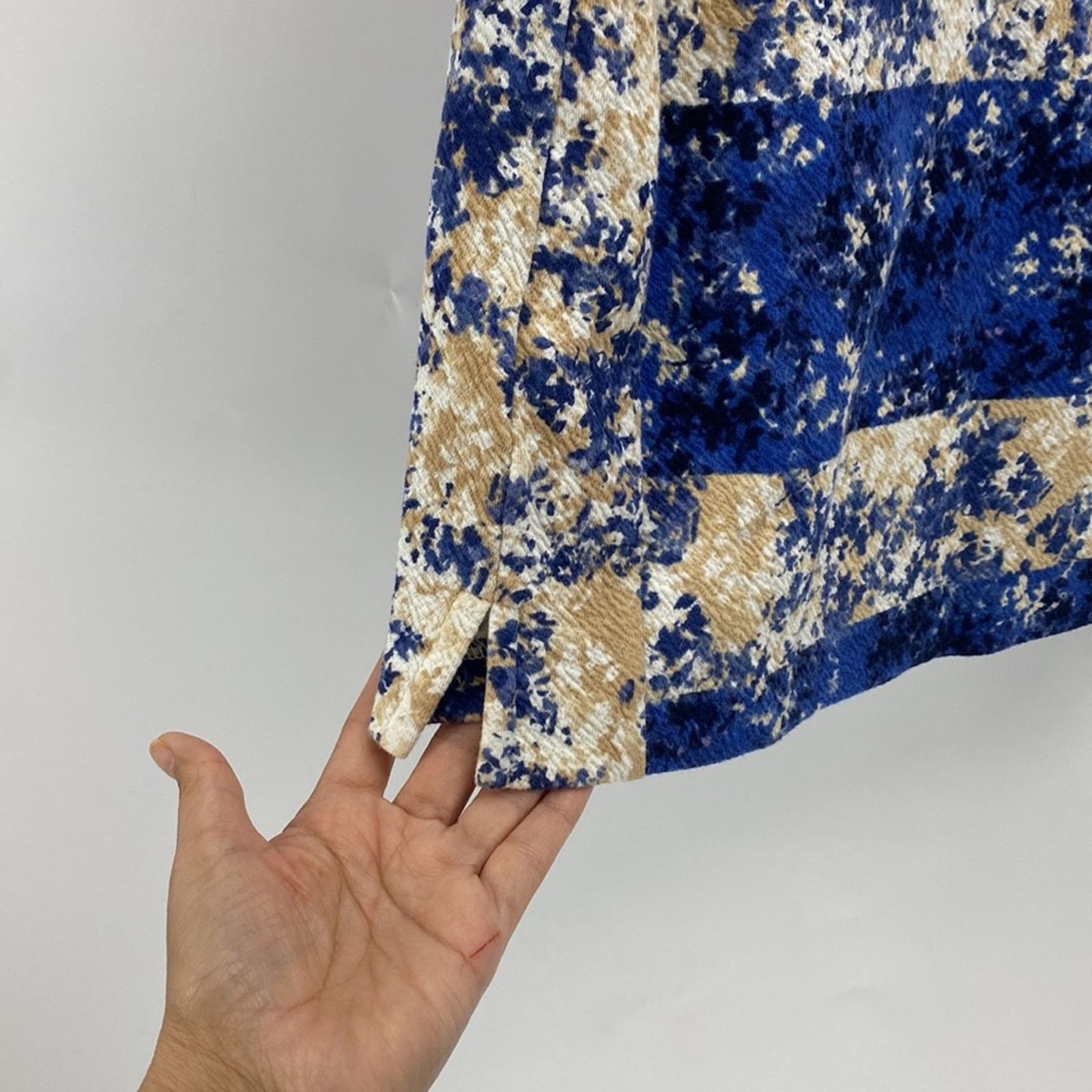 Anthropologie Anthropologie Postcard puff sleeve cropped watercolor top S Size S / US 4 / IT 40 - 5 Thumbnail