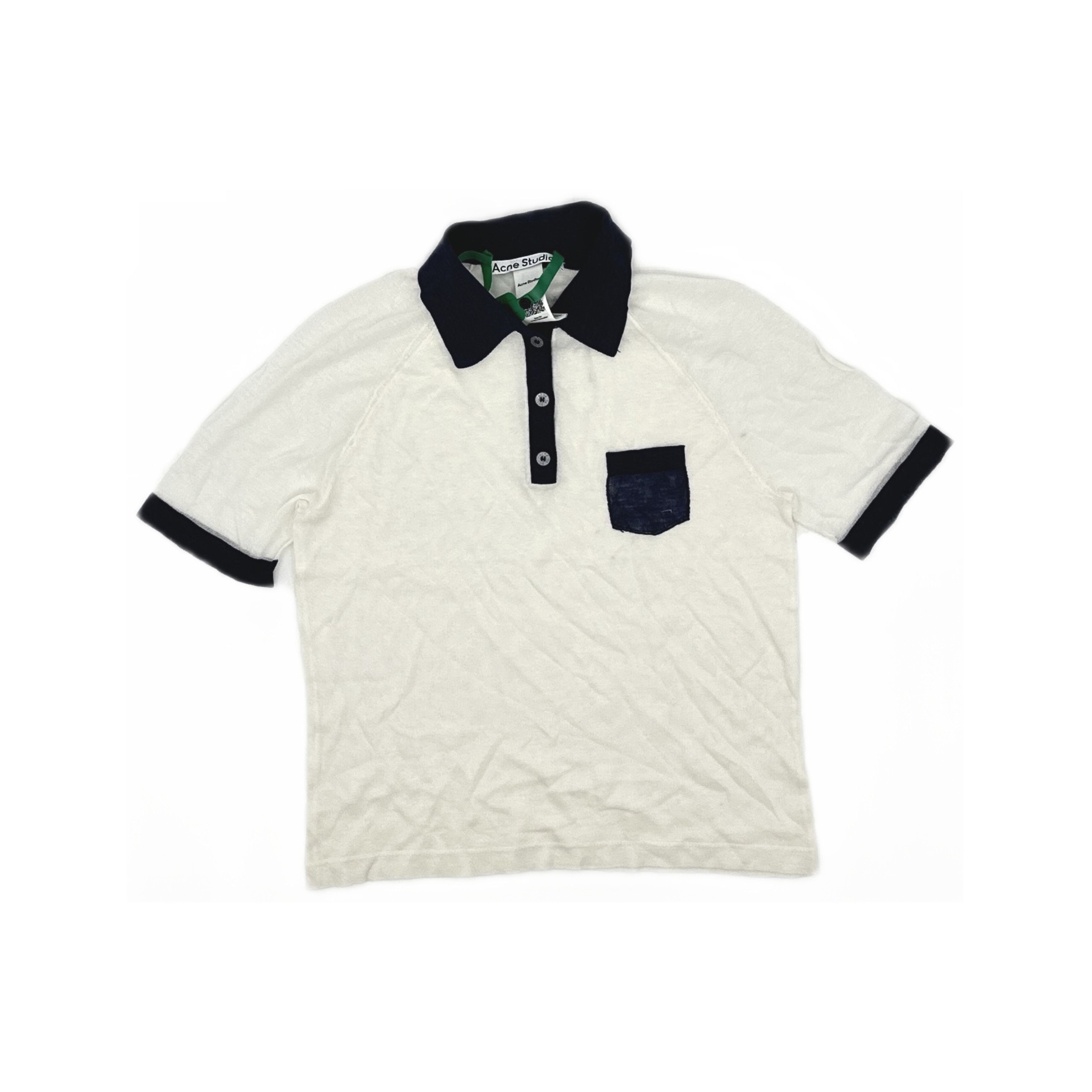Acne Studios Acne Studios Lyocell Blend Polo Shirt Size M Size M / US 6-8 / IT 42-44 - 1 Thumbnail
