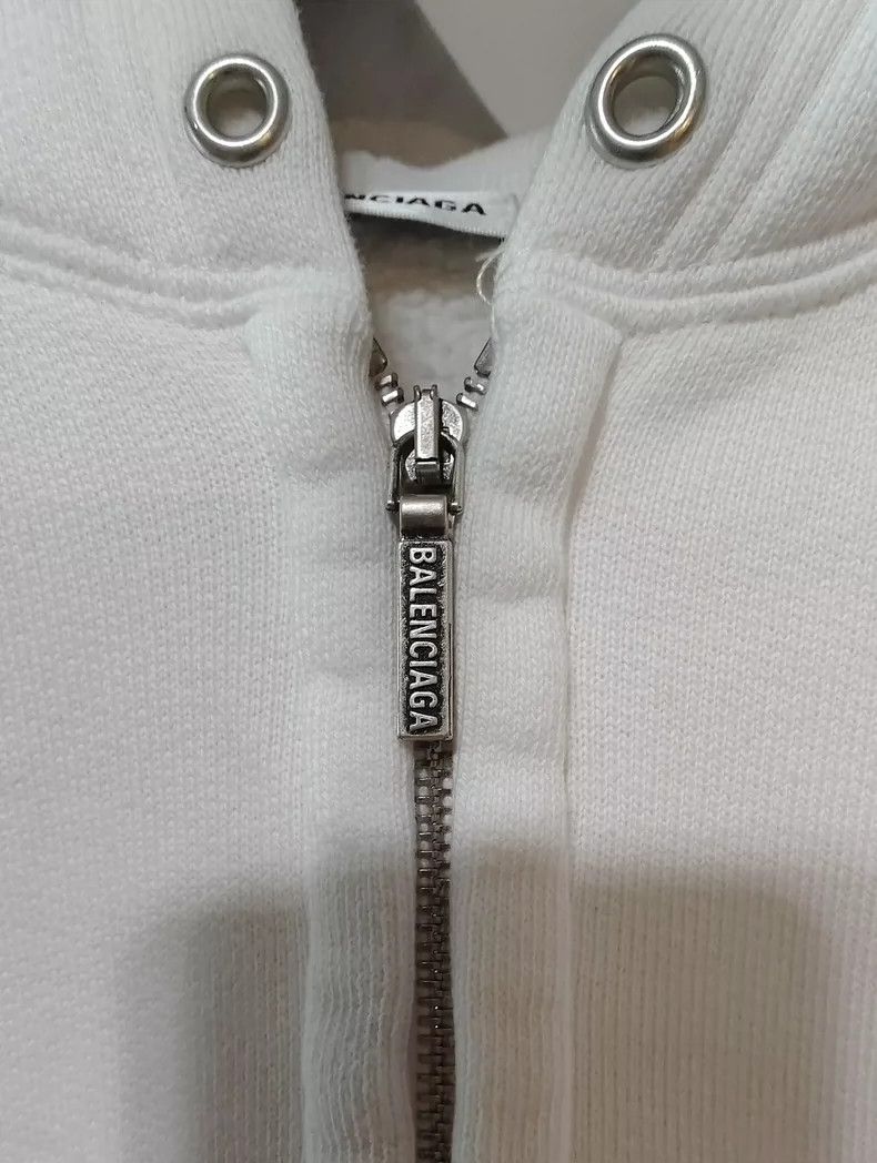 Balenciaga Balenciaga White electric hoodie Size US S / EU 44-46 / 1 - 4 Thumbnail
