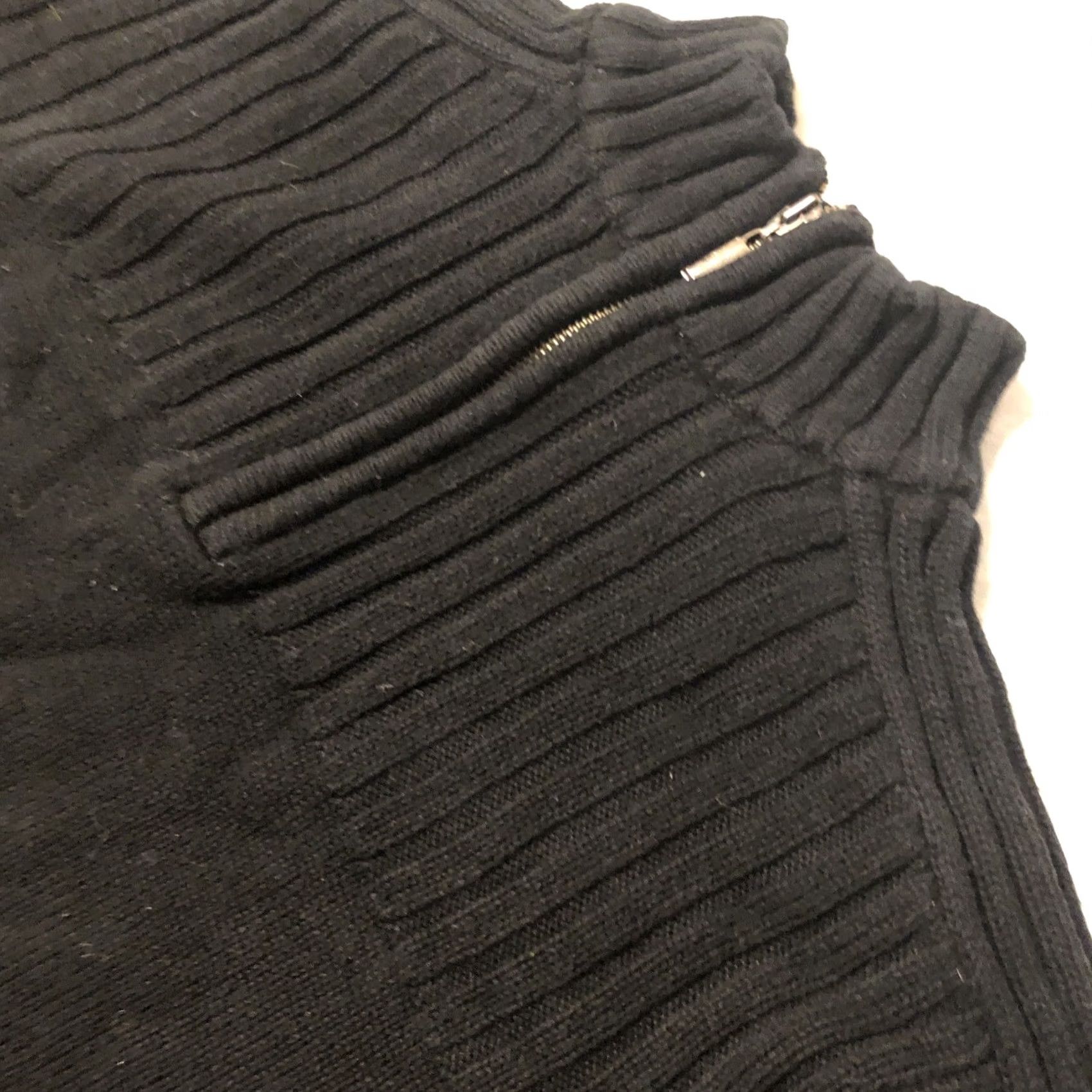 Harley Davidson Harley-Davidson Sweater Adult L Black Cotton Blend Wool 1/4 Zip Patch Logo Knit Long Sleeve Regular Mens Size US L / EU 52-54 / 3 - 4 Thumbnail