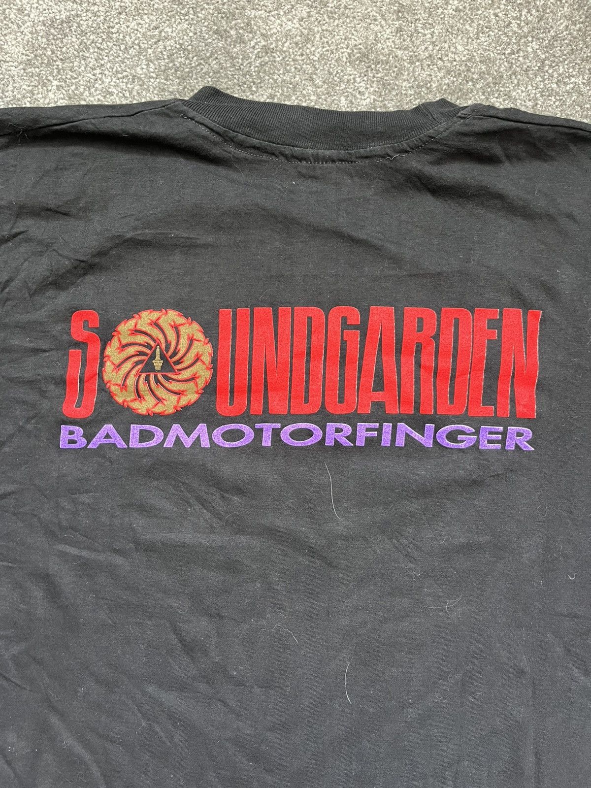 Band Tees Soundgarden Badmotorfinger 1991 Vintage 90s Euro Shirt Size US XL / EU 56 / 4 - 7 Thumbnail