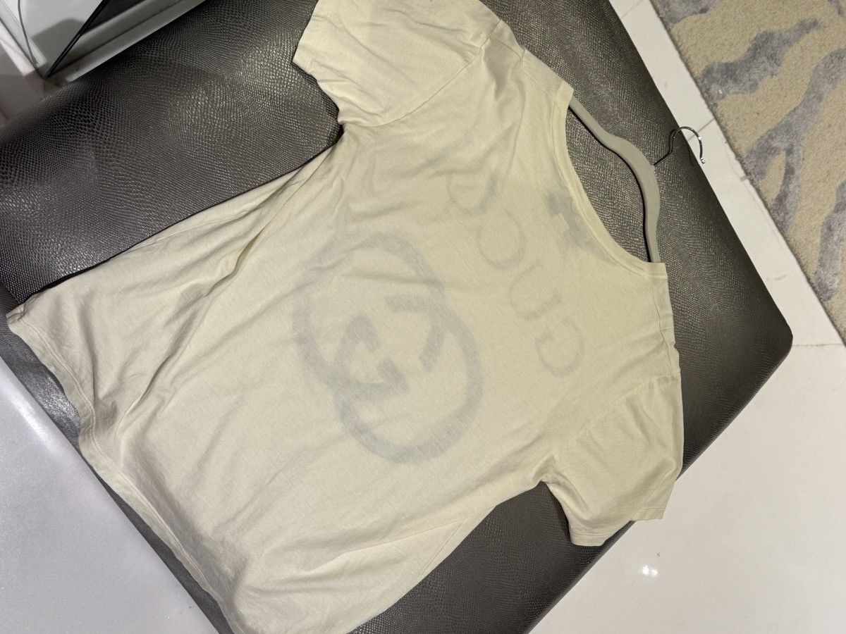 Gucci GUCCI GG LOGO T-SHIRT CREAM Size US M / EU 48-50 / 2 - 6 Thumbnail