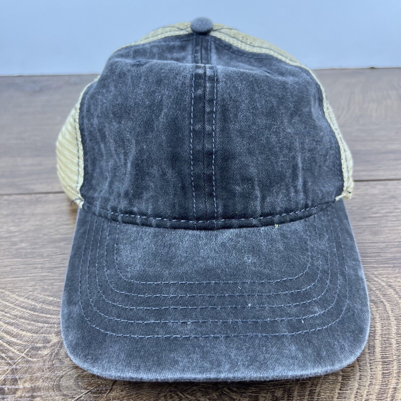 Other Plain Gray Baseball Hat Gray Adjustable Hat Gray Baseball Ha Size ONE SIZE - 2 Thumbnail