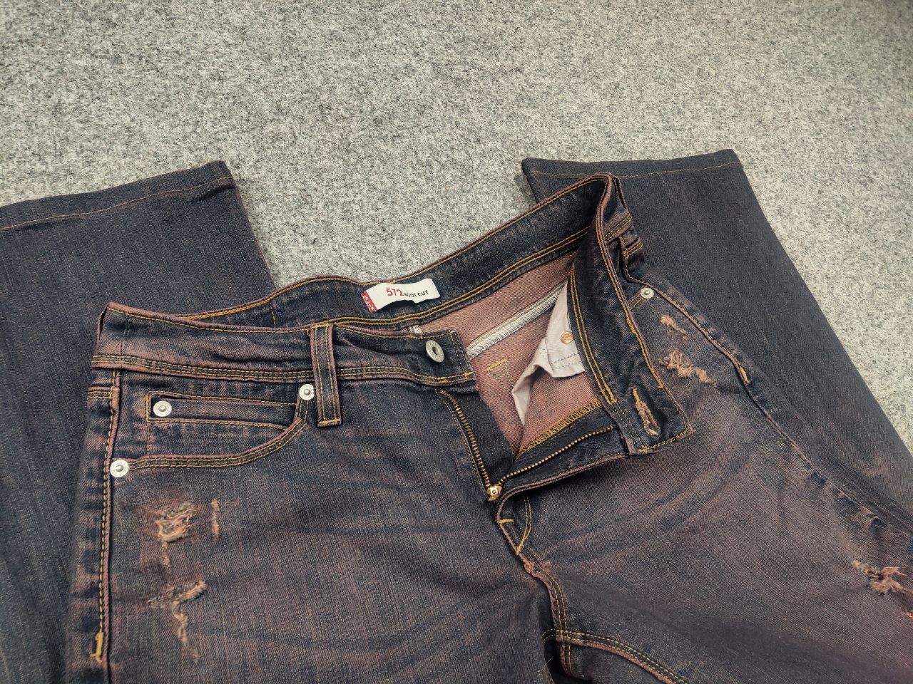 Le Grande Bleu (L.G.B.) Vintage Levis 572 Bootcut Jeans if six was nine Y2K LGB Size 31" - 14 Thumbnail