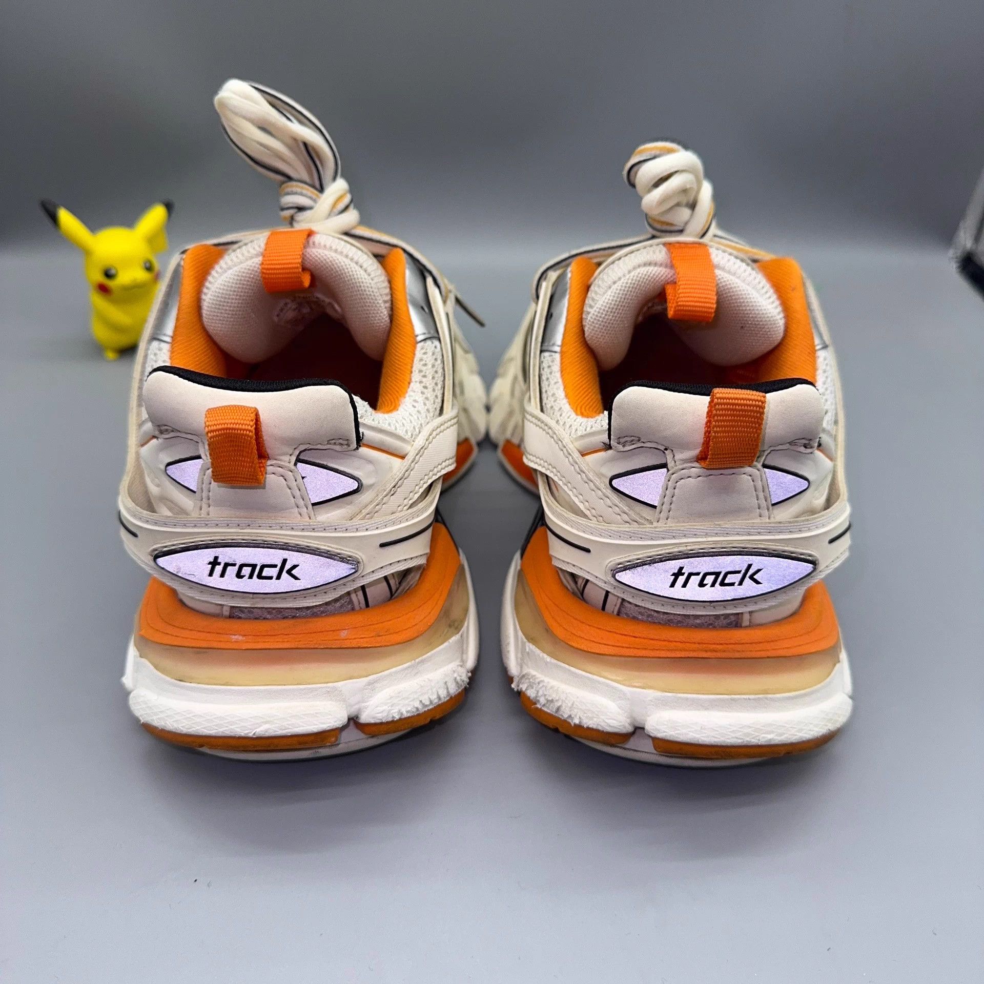 Balenciaga Balenciaga Track White Orange 38 Size US 7 / IT 37 - 3 Thumbnail