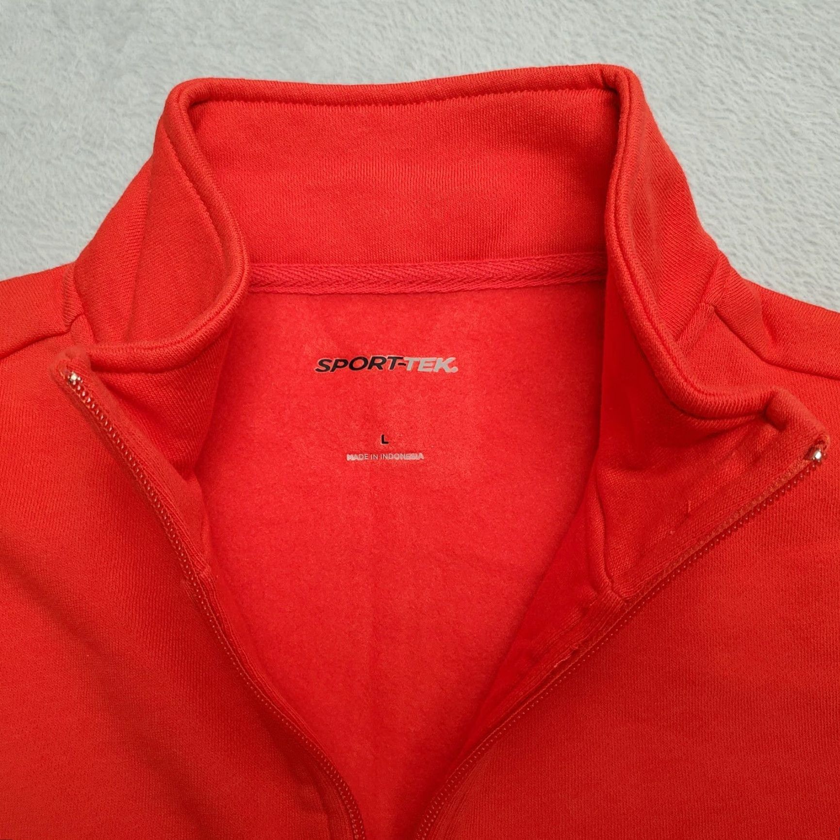 Vintage VINTAGE Sport-Tek Sweater Shirt Mens L Red Long Sleeve Pullover 1/4 Zip Casual Size US L / EU 52-54 / 3 - 3 Thumbnail