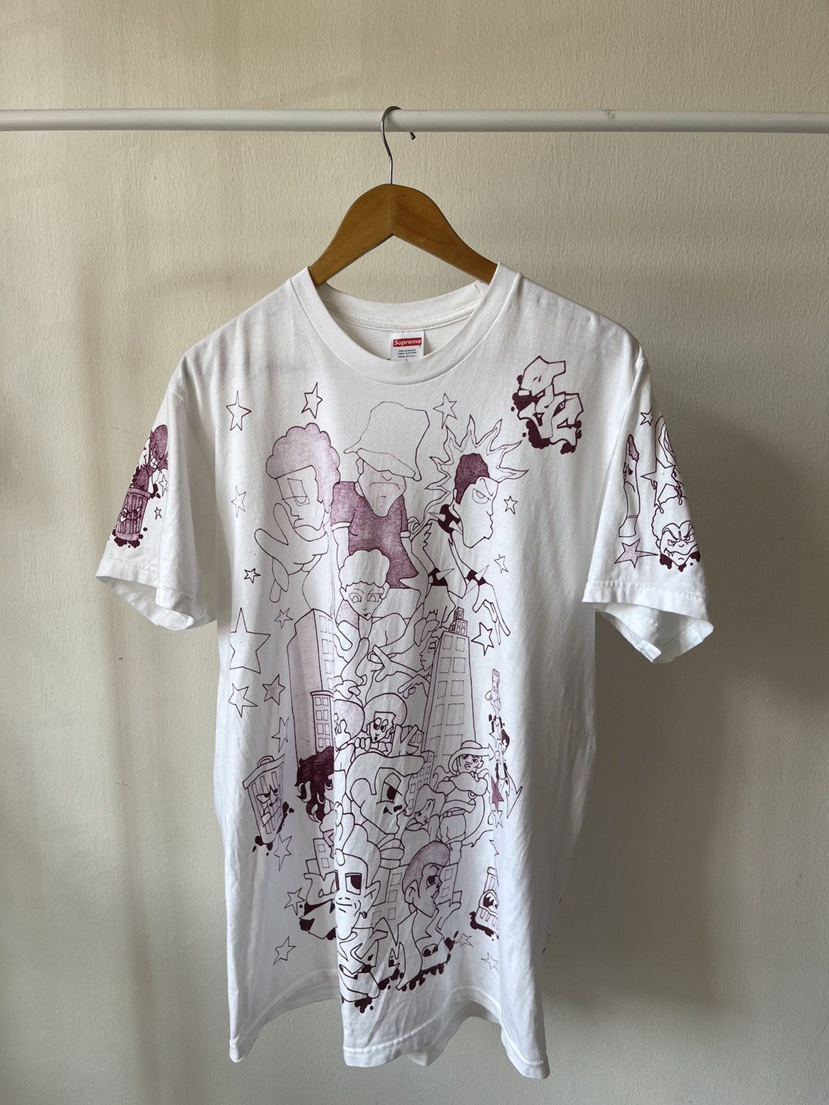 Supreme 2023 Supreme Downtown Tee Size US L / EU 52-54 / 3 - 3 Thumbnail