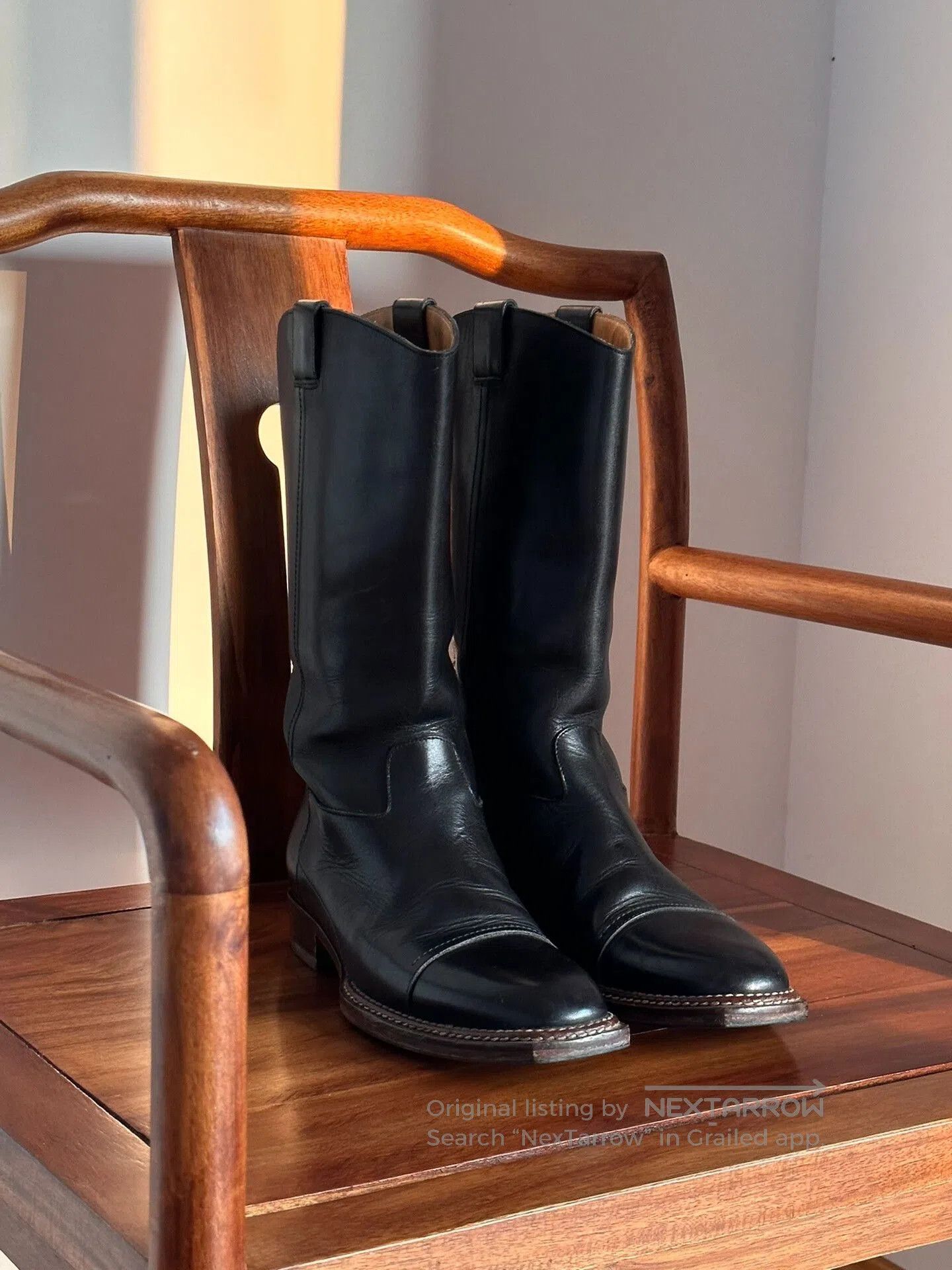 Maison Margiela Maison Martin Margiela Black Cowboy Boots. Size US 5 / IT 35 - 3 Thumbnail