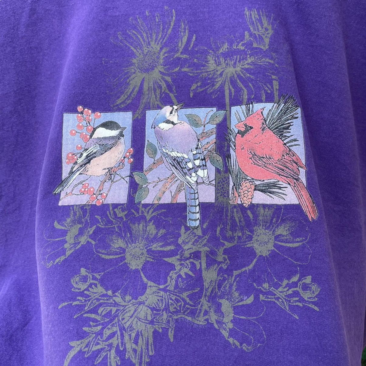Vintage 🔥Vintage 90s Retro Bird Crewneck Jumper Sweatshirts Size US M / EU 48-50 / 2 - 5 Thumbnail