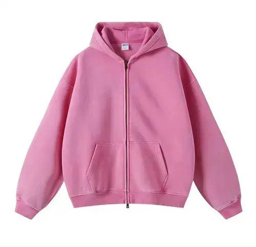 Other Unisex Pink Washed Hoodie Zipper Size US S / EU 44-46 / 1 - 2 Thumbnail