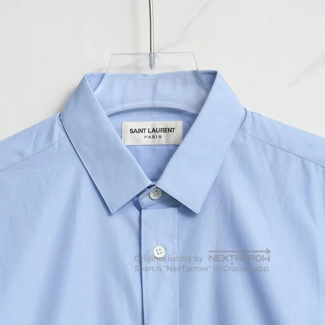 Saint Laurent Paris Saint Laurent Men's Simple Long-Sleeve Shirt. Size US M / EU 48-50 / 2 - 2 Thumbnail