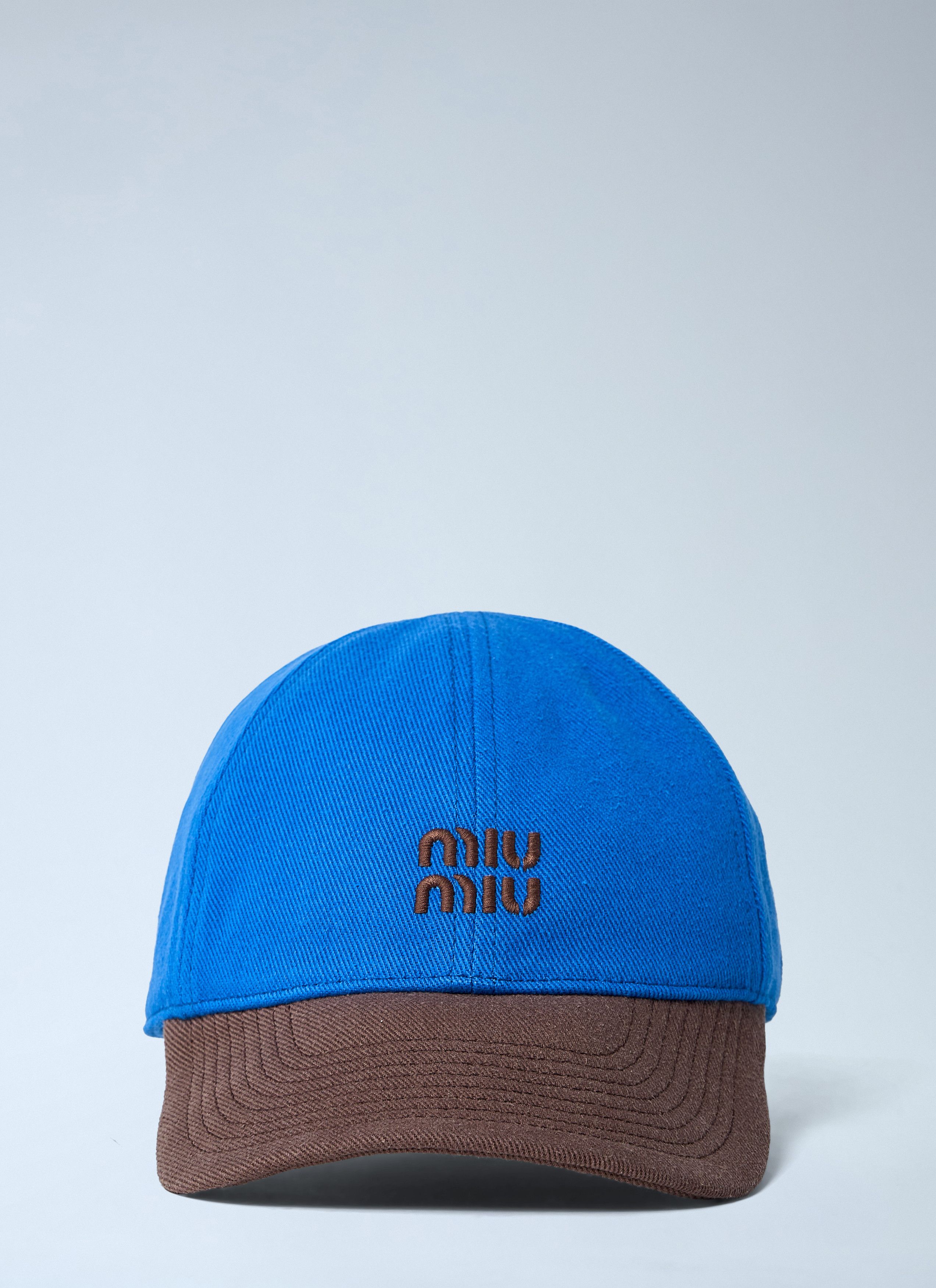 Miu Miu Logo Motif Baseball Cap Size ONE SIZE - 1 Thumbnail