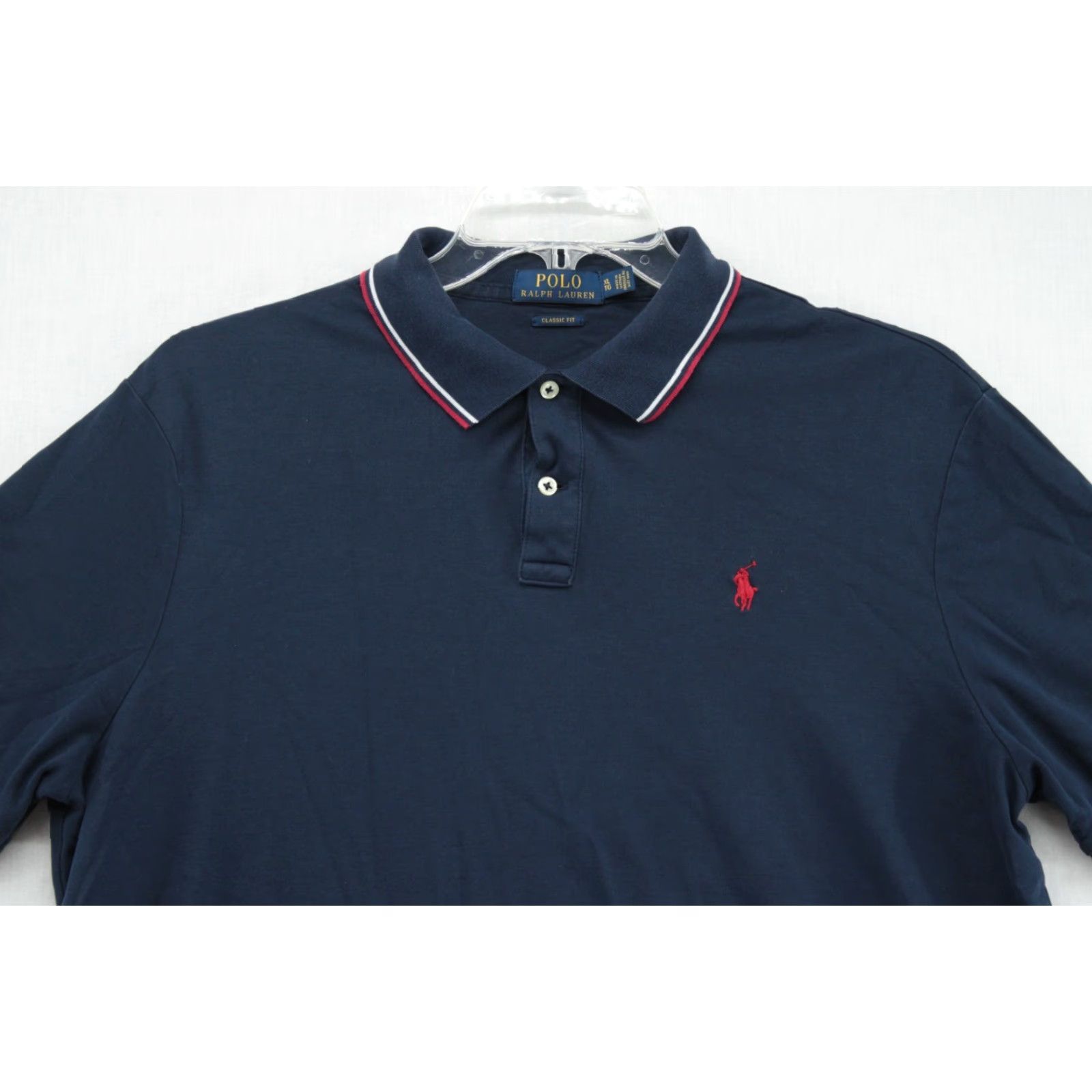 Polo Ralph Lauren Polo Ralph Lauren Shirt Men's XL Blue Polo Golf Custom Fit Preppy Casual Soft Size US XL / EU 56 / 4 - 2 Thumbnail