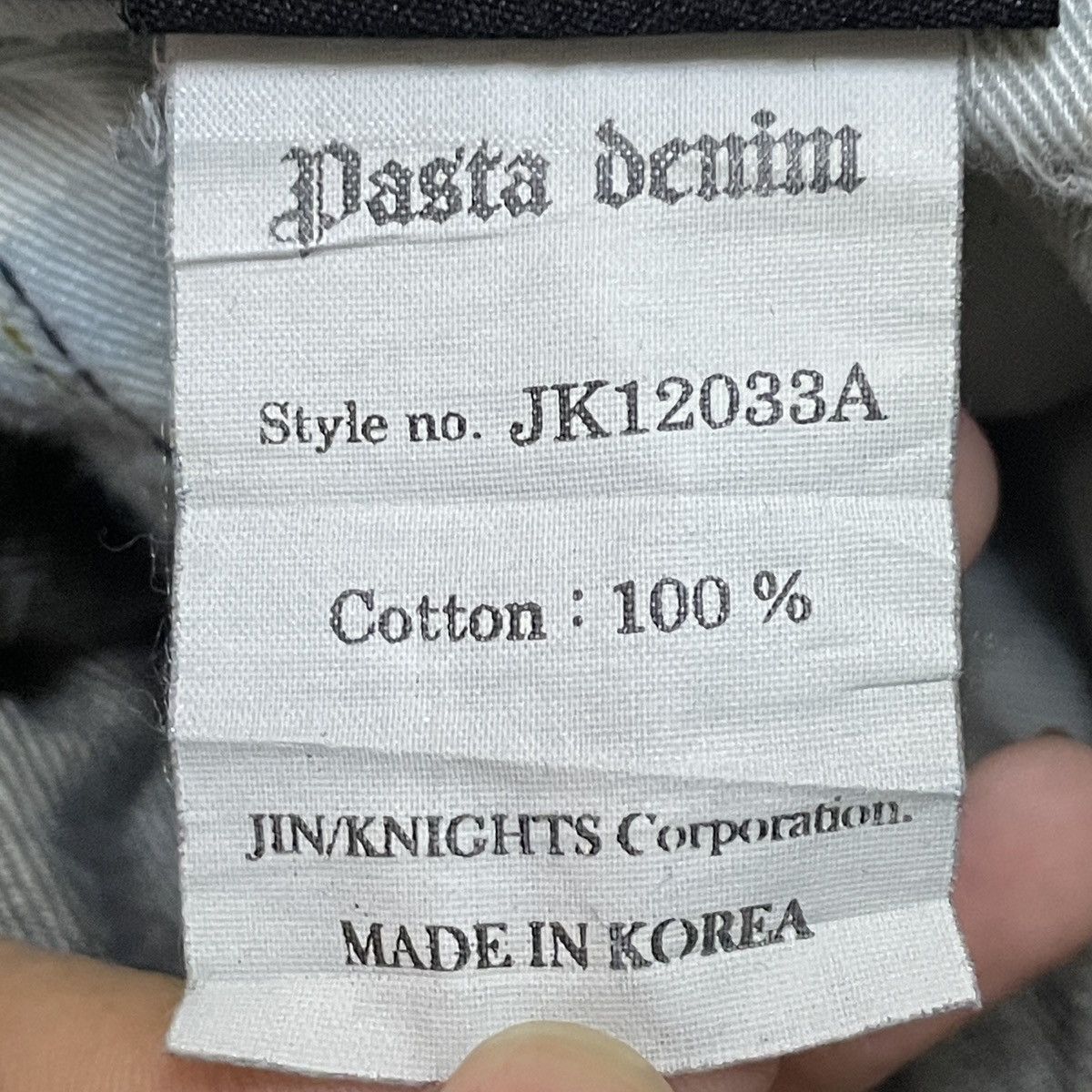 14th Addiction Rare Design Vintage Japanese Brand Pasta Jeans 1990s Size US 30 / EU 46 - 13 Thumbnail