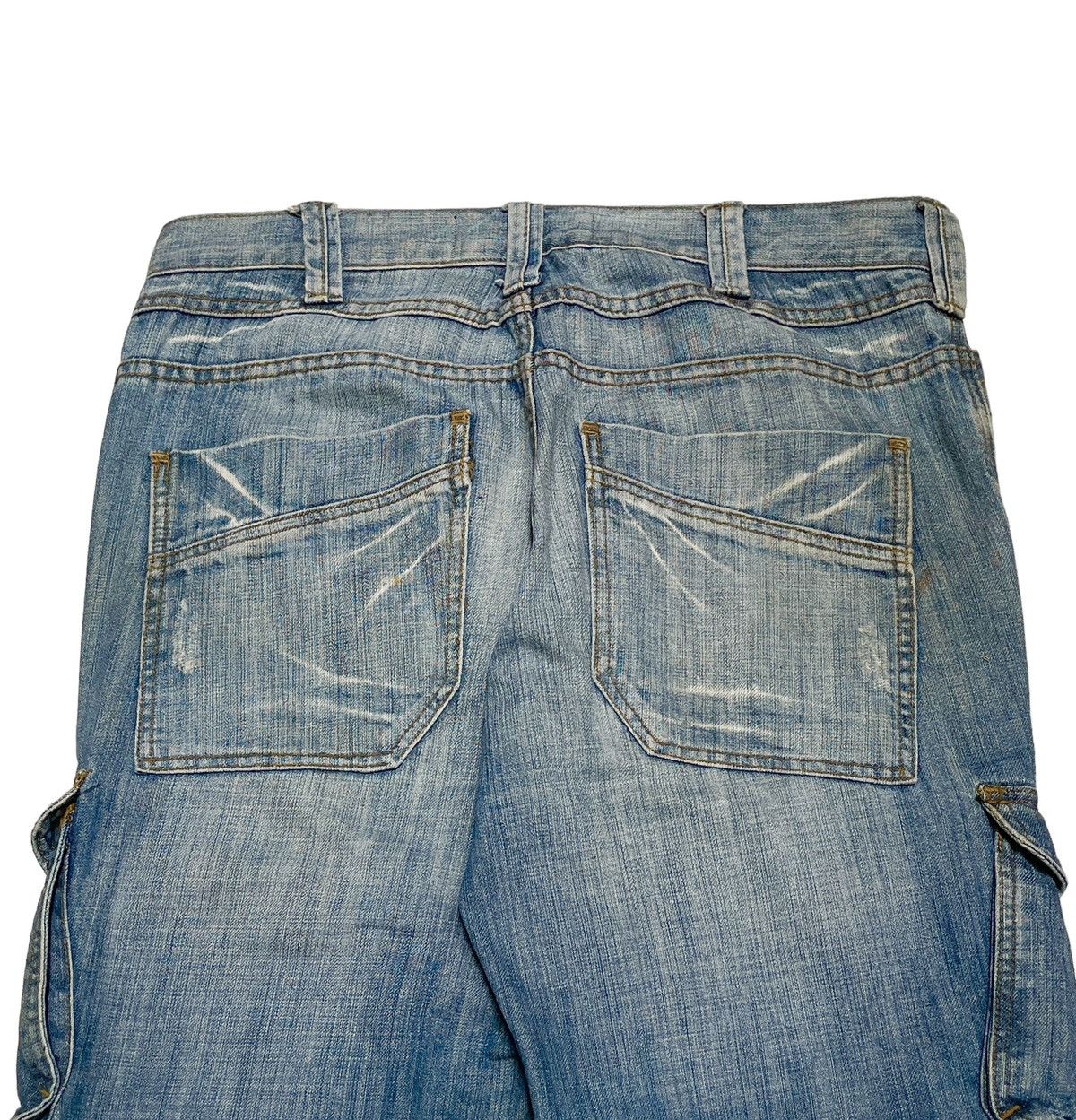 If Six Was Nine × Japanese Brand Rare Design Vintage Brand Chancer Tactical Baggy Jeans 2000s Size US 32 / EU 48 - 4 Thumbnail