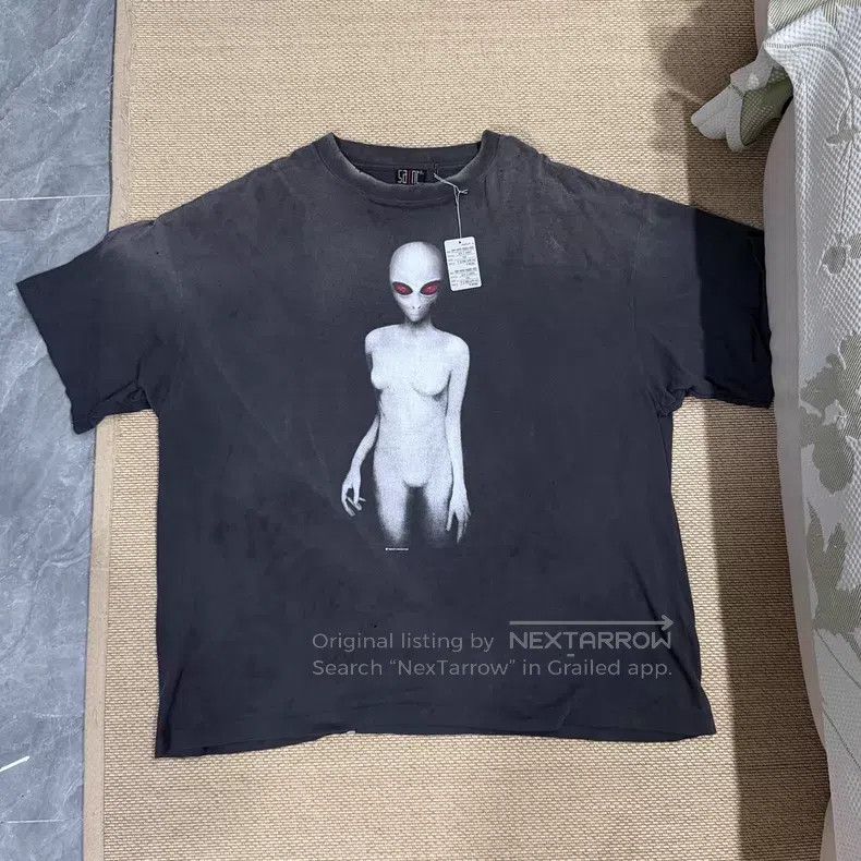 Saint Michael Saint Michael Dark aliens washed old short sleeves Size US XXL / EU 58 / 5 - 1 Thumbnail