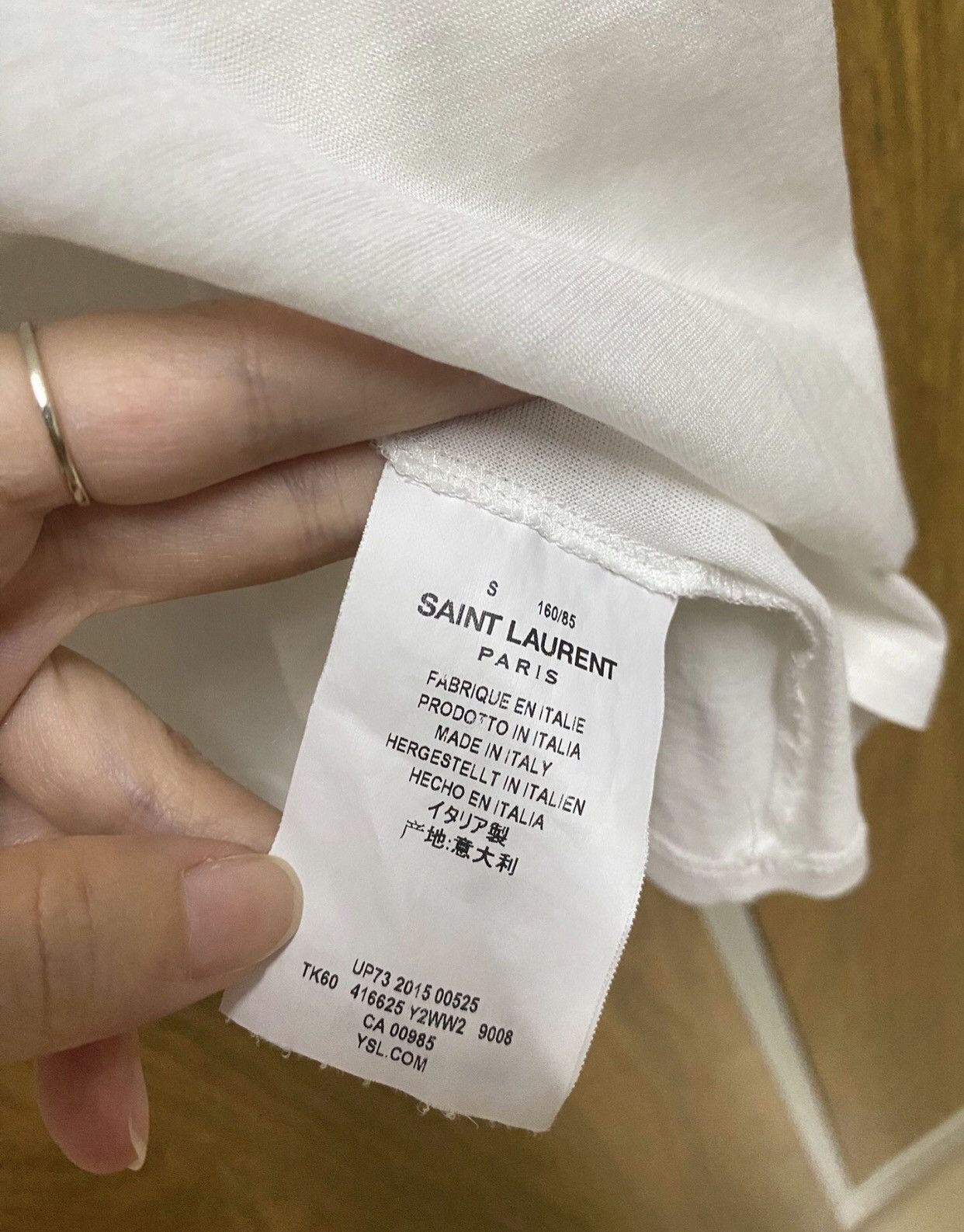 Saint Laurent Paris × Yves Saint Laurent Saint Laurent short sleeved T-shirt2412-Nextarrow Size US S / EU 44-46 / 1 - 7 Thumbnail