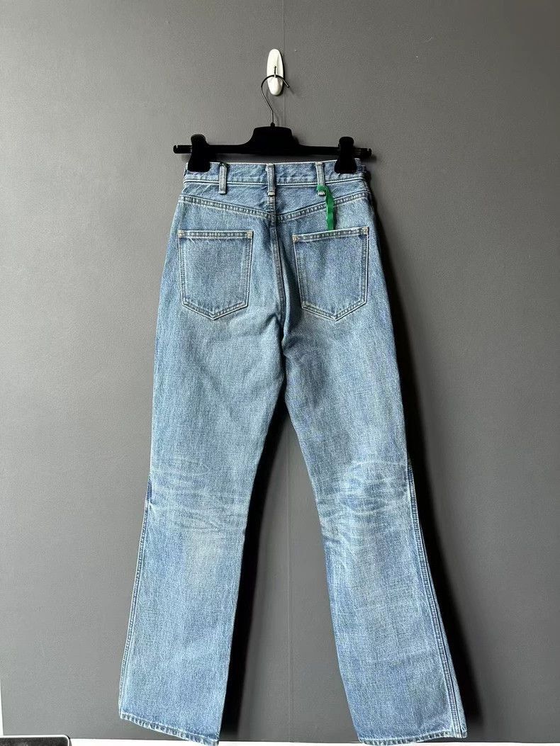 Celine Celine Jane Denim Pants with Gold Buckle Size US 26 / EU 42 - 2 Thumbnail