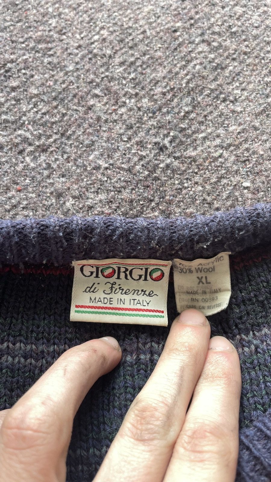 Vintage Cable Knit Sweater Size US L / EU 52-54 / 3 - 3 Thumbnail