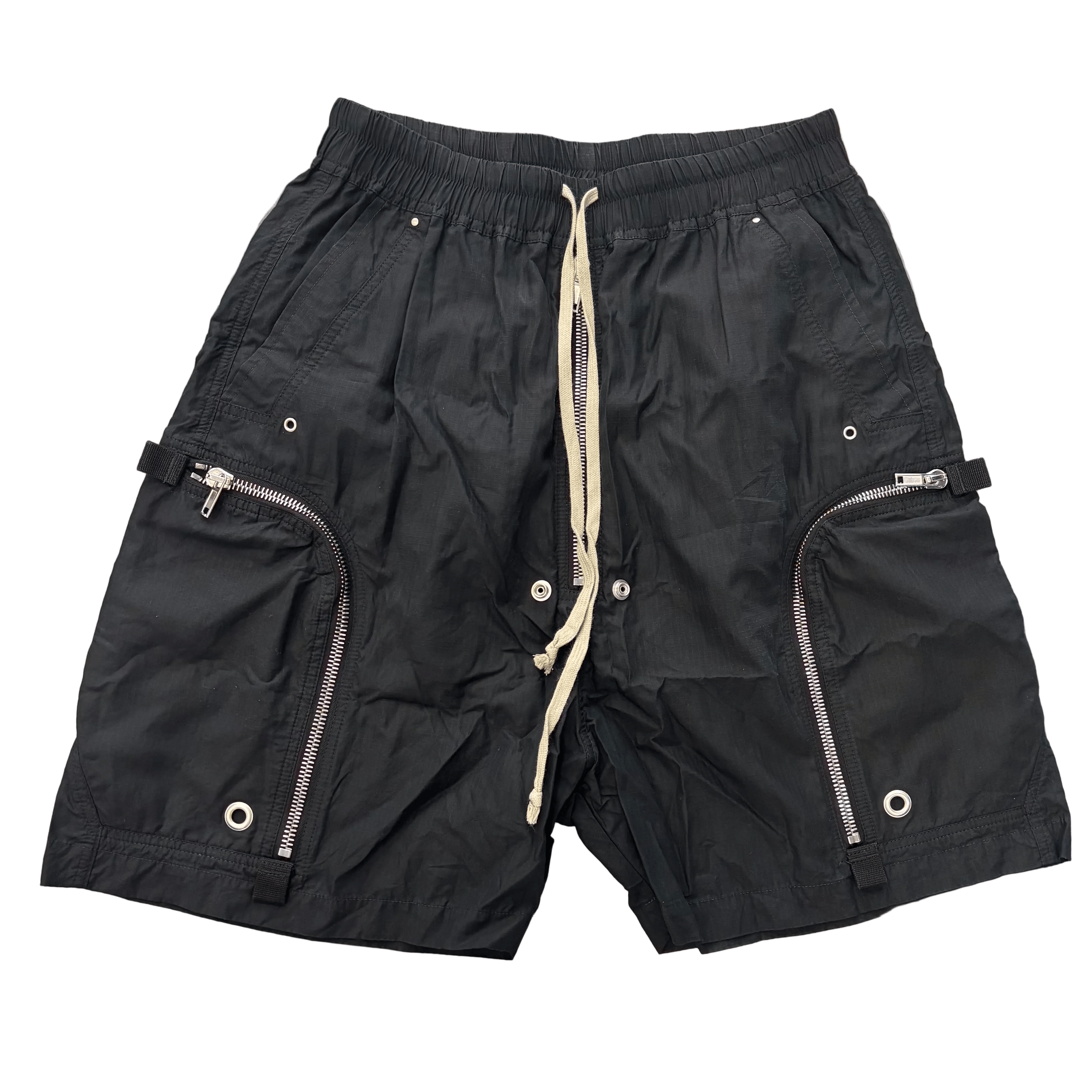 Rick Owens Drkshdw Rick Owens Waxed Denim Bela Pod Shorts | Grailed
