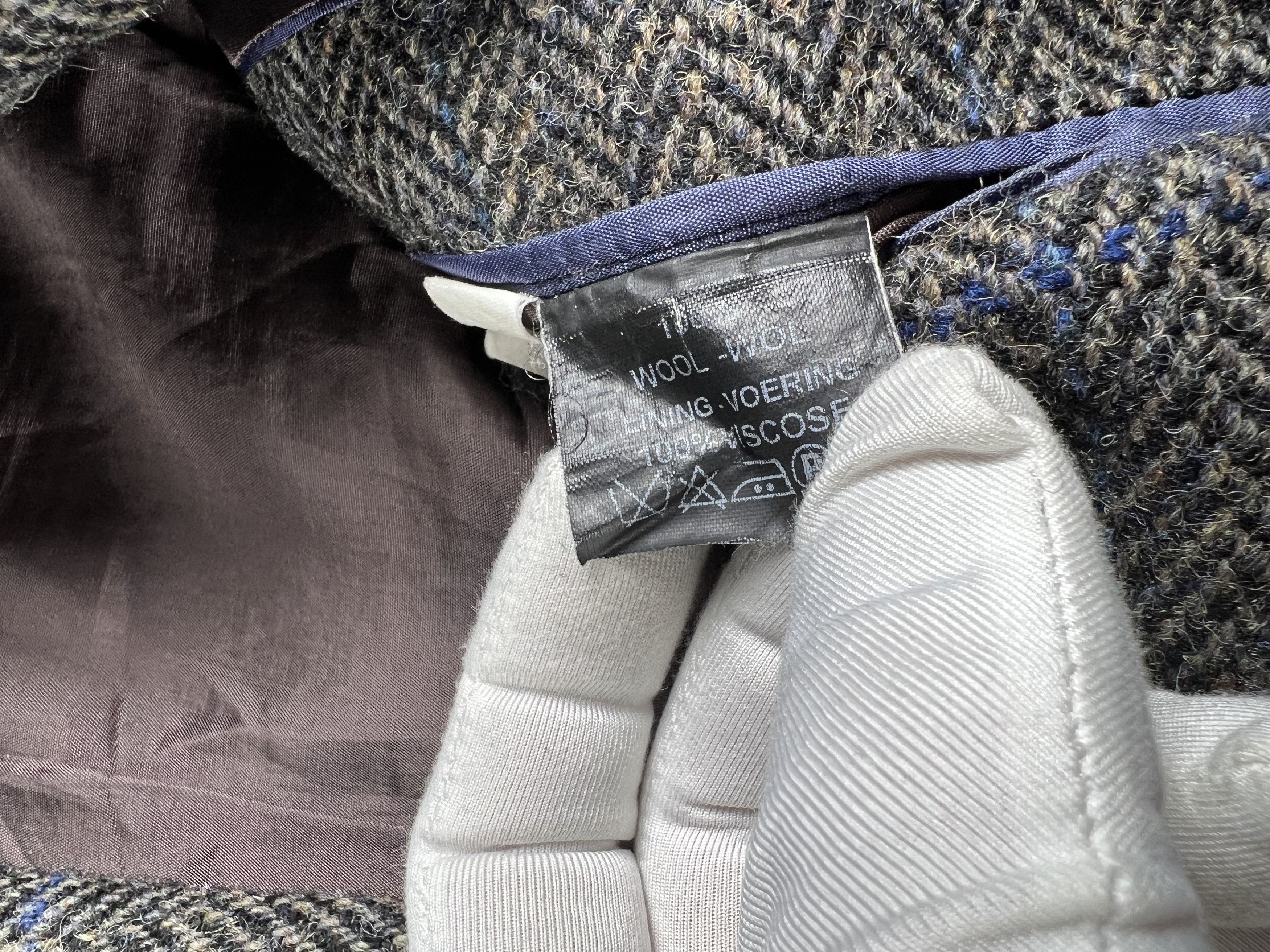 Harris Tweed × Vintage Vintage Harris Tweed Wool Blazer M-L Size 48R - 3 Thumbnail