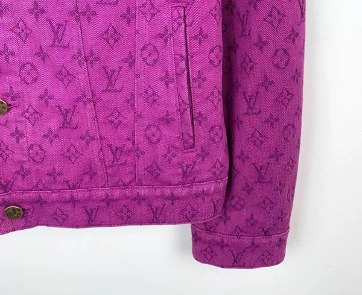 Louis Vuitton Louis Vuitton Lv purple logo with cotton denim jacket Size US M / EU 48-50 / 2 - 4 Thumbnail