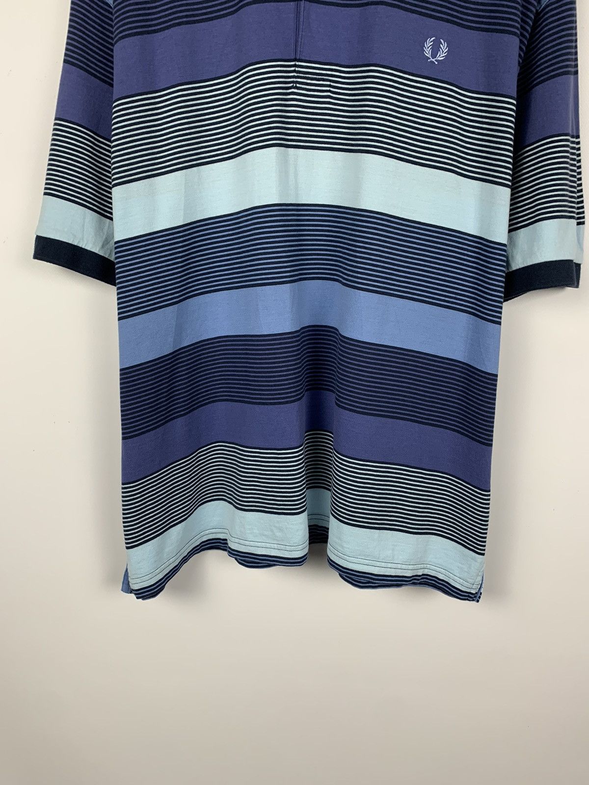Fred Perry Vintage Fred Perry Striped Polo Luxury casual Size US XXL / EU 58 / 5 - 3 Thumbnail