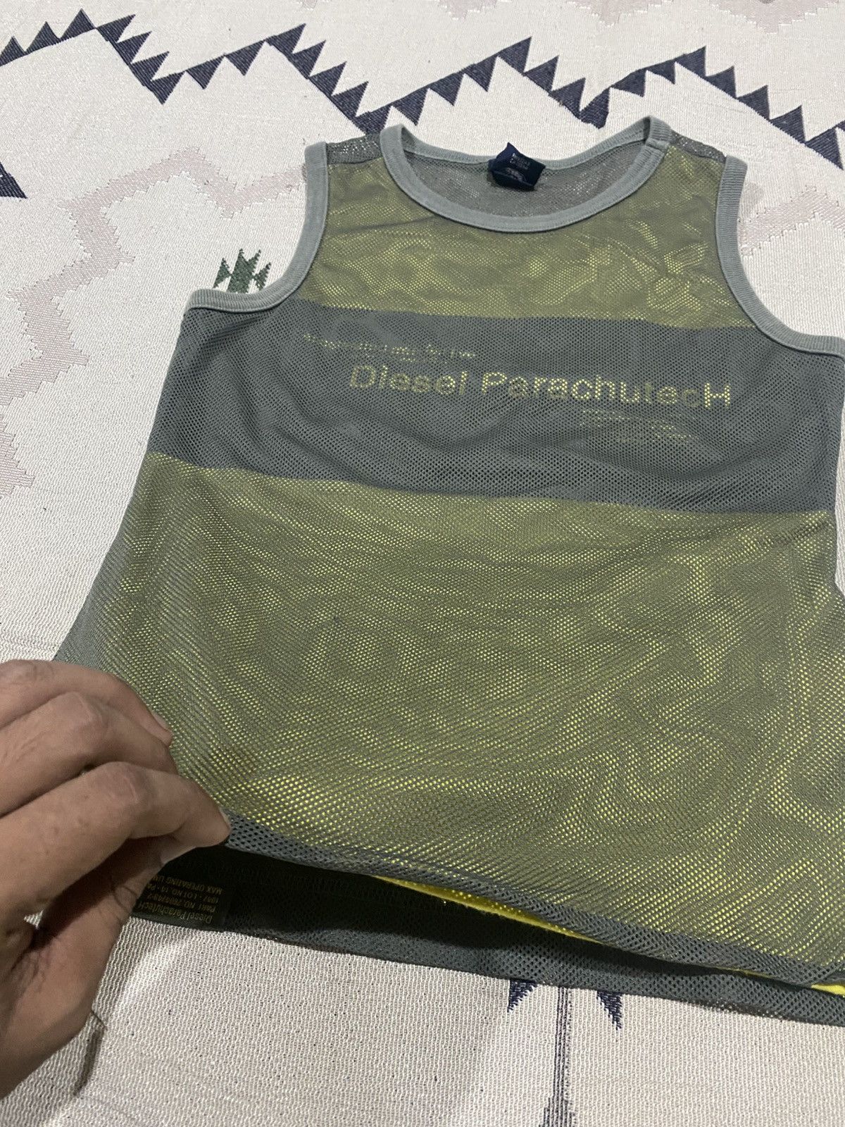 Diesel 2000s DIESEL PARACHUTECH MESH TANK TOP RARE Size S / US 4 / IT 40 - 6 Thumbnail