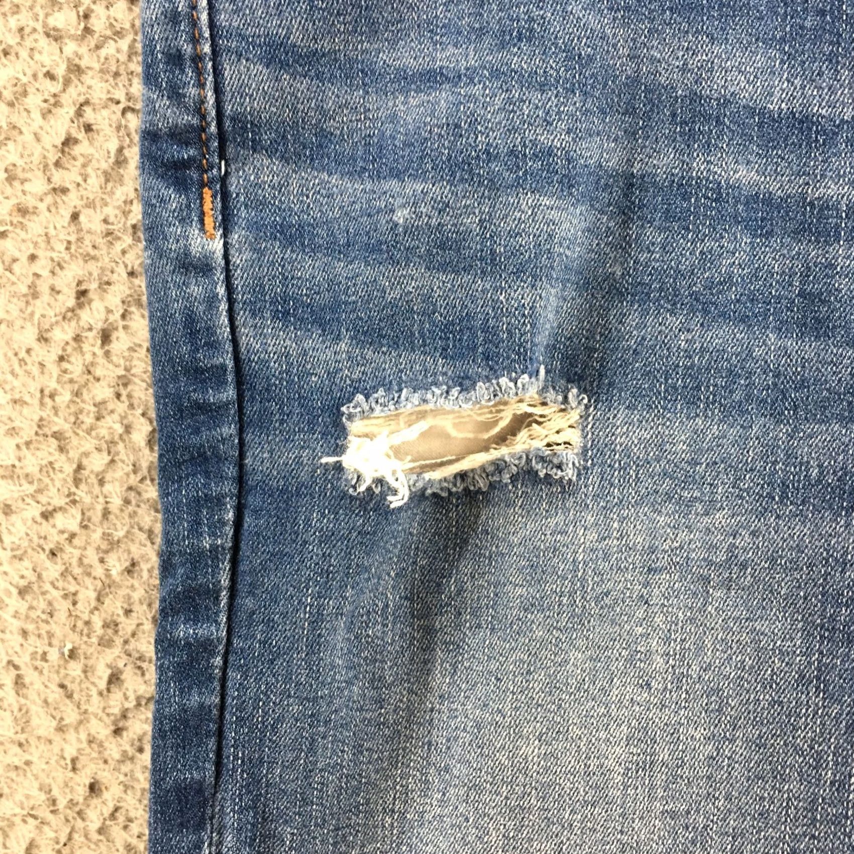 American Eagle Outfitters American Eagle Outfitters Jeans Womens 4 Long Blue Zip Skinny 5-Pocket Denim Slim Cotton Blend Stretch Modern 30 in Inseam Mens? Size 27" / US 4 / IT 40 - 6 Thumbnail