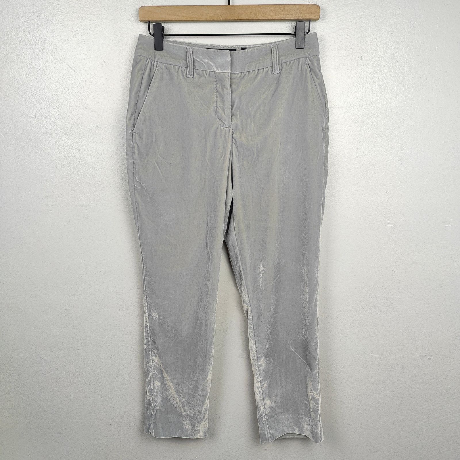 Wildfang Wildfang The Empower Velvet Slim Crop Pants Womens 2 Size 26" / US 2 / IT 38 - 1 Thumbnail
