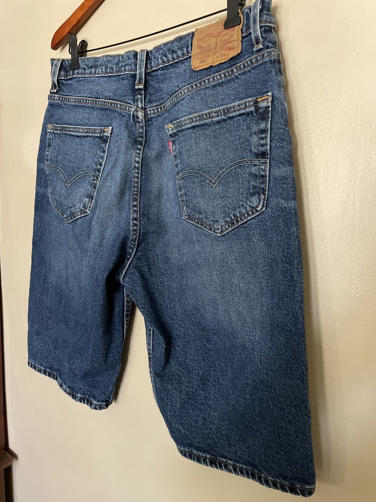 Levi's × Levi's Vintage Clothing Levis 569 Jean Shorts Mens 33 Denim Jorts Classic Fit cotton Size US 33 - 8 Thumbnail
