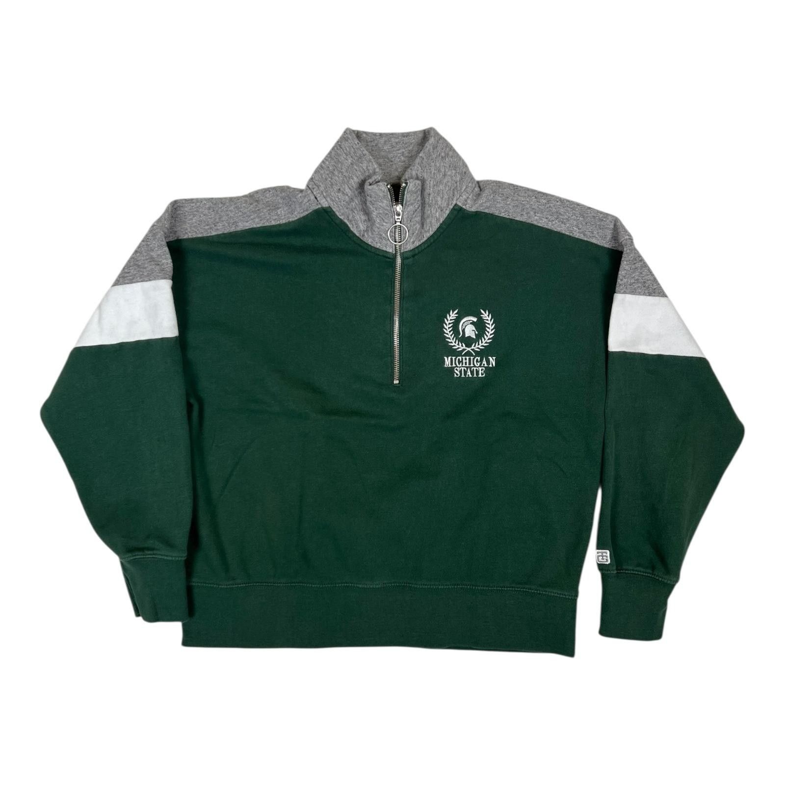 Other Michigan State Spartans Sweatshirt Women's Small Green Quart Size S / US 4 / IT 40 - 1 Thumbnail