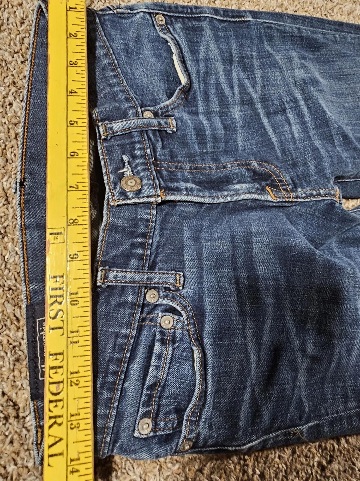 Abercrombie & Fitch Abercrombie & Fitch Felix Super Slim Stretch 28x30(28) Jeans Size US 28 / EU 44 - 2 Thumbnail