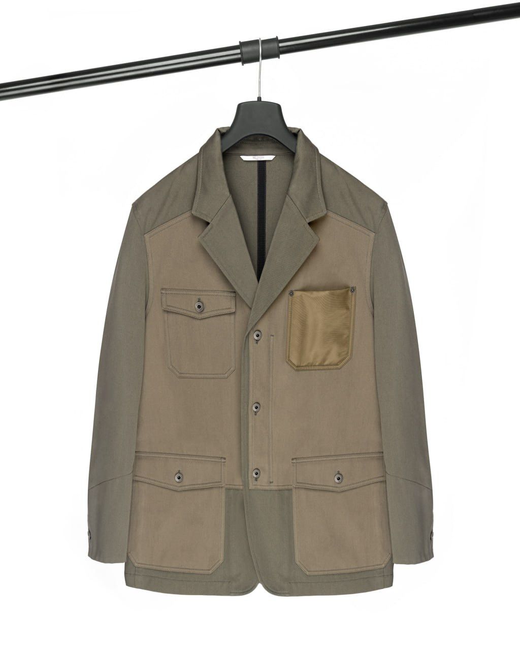 Valentino VALENTINO / Single-Breasted Patchwork Cotton Blazer Size 46R - 3 Thumbnail