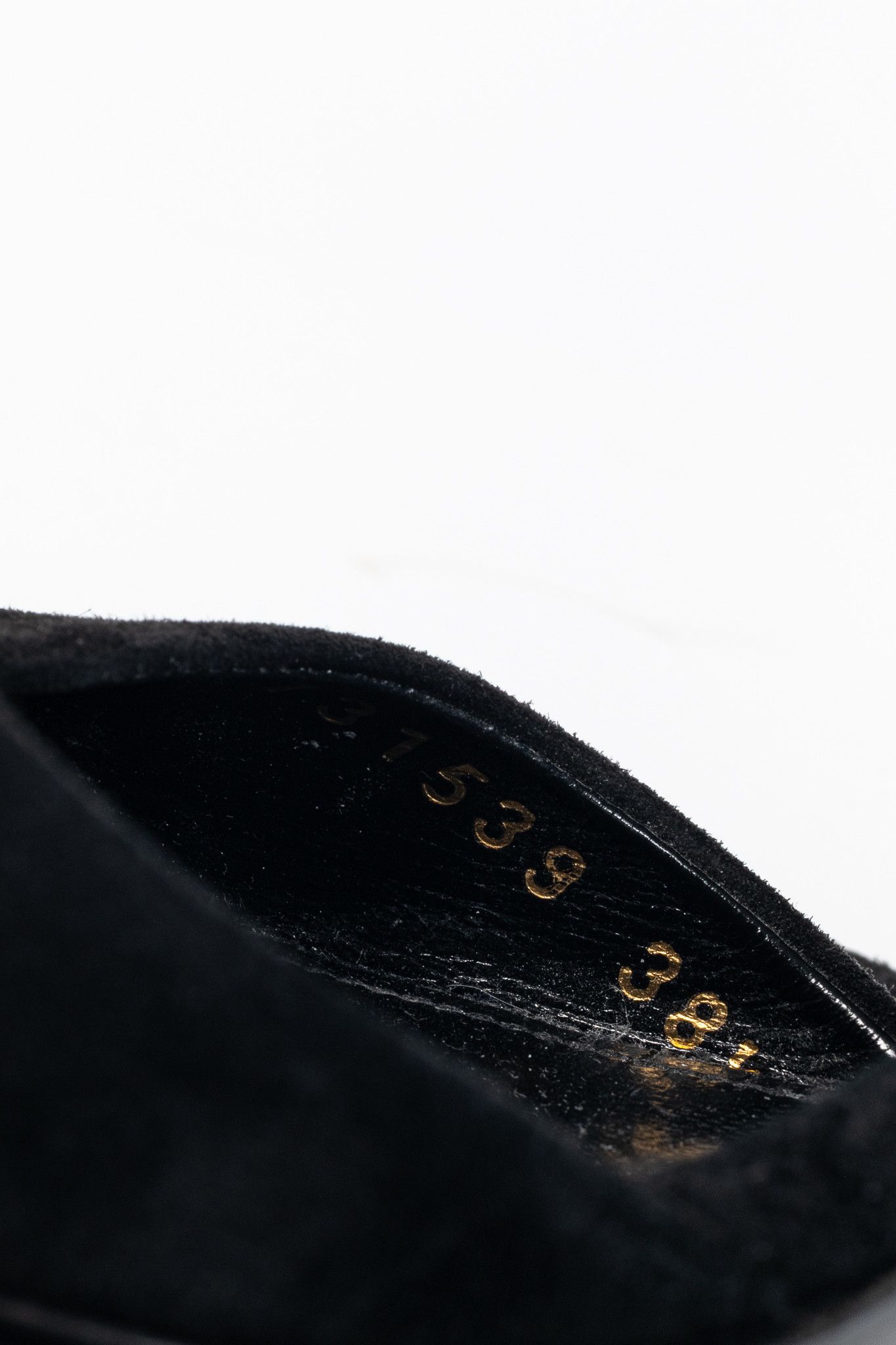Saint Laurent Paris Saint Laurent Paz Black Suede Lace-Up Green-Heeled Sandals Size US 8 / IT 38 - 10 Thumbnail