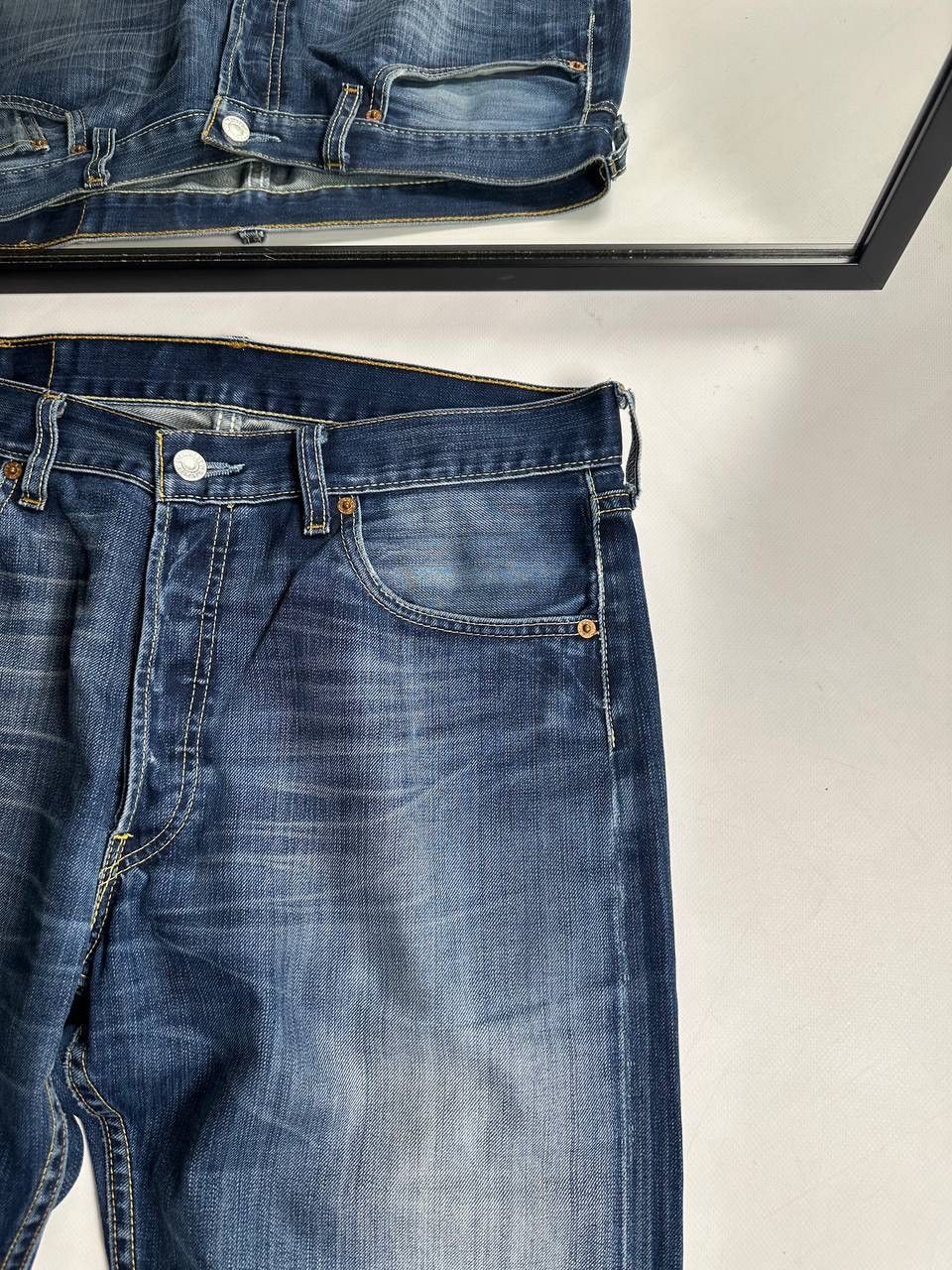 Levi's Vintage 90s Faded Washed Levis 501 Wide Jean Size US 34 / EU 50 - 10 Thumbnail