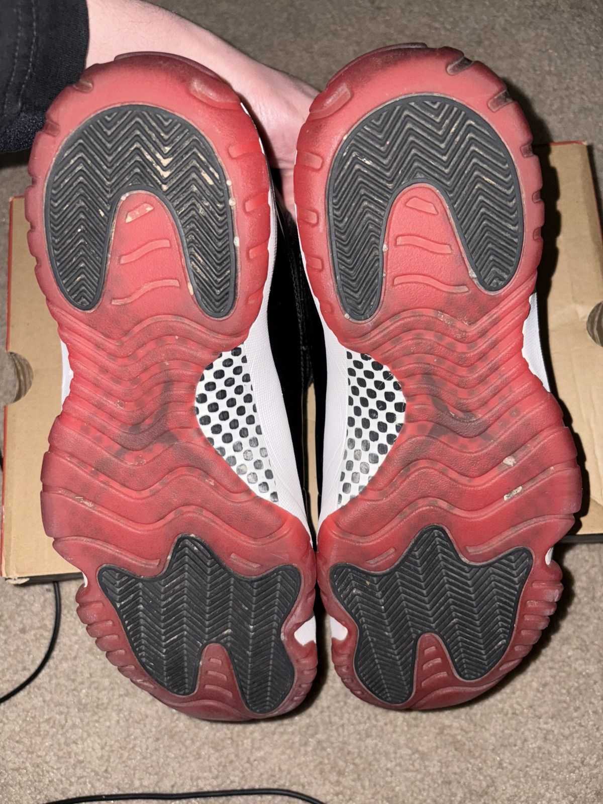 Jordan Brand Jordan 11 retro bred 2018 Size US 11 / EU 44 - 5 Thumbnail