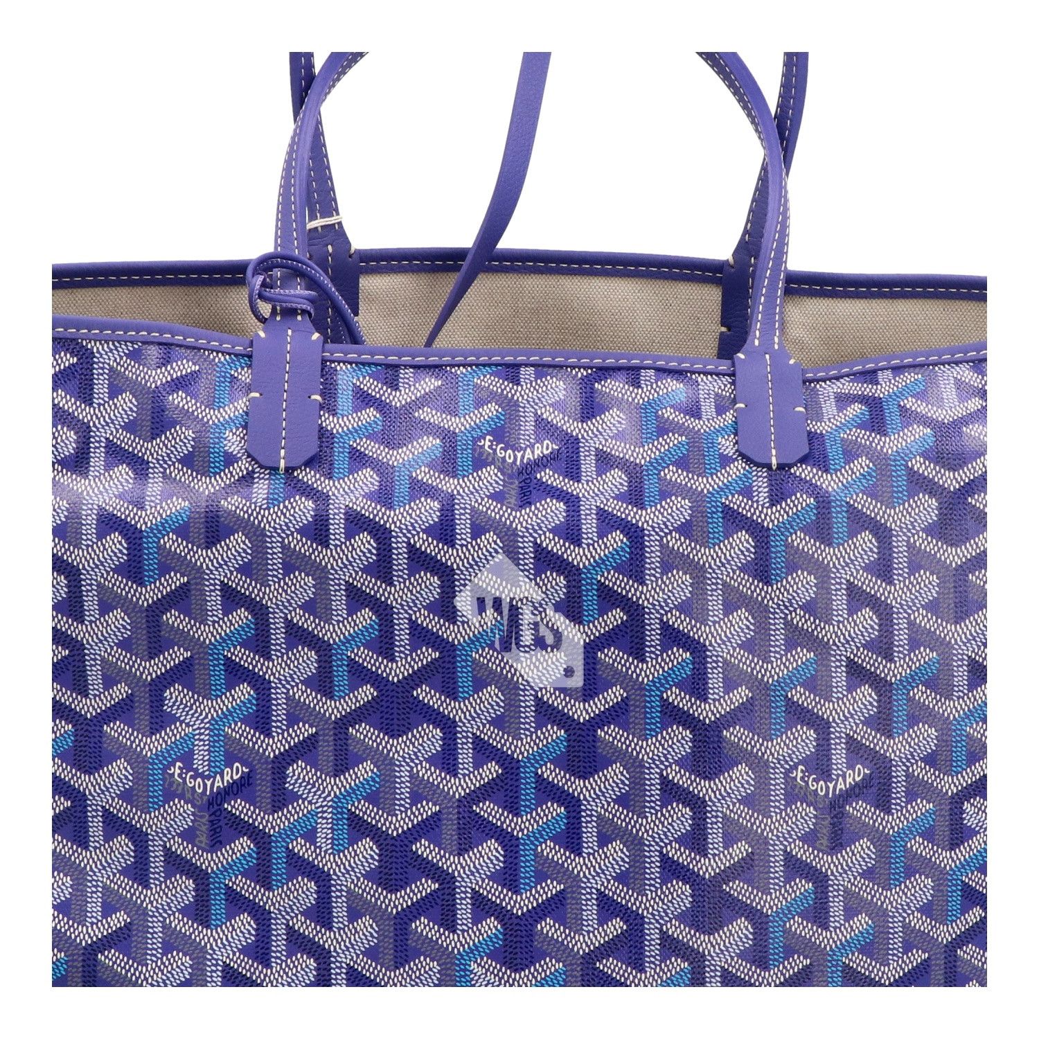 Goyard Goyard Saint Louis PM Tote Multicolour Blueberry Purple Size ONE SIZE - 3 Thumbnail