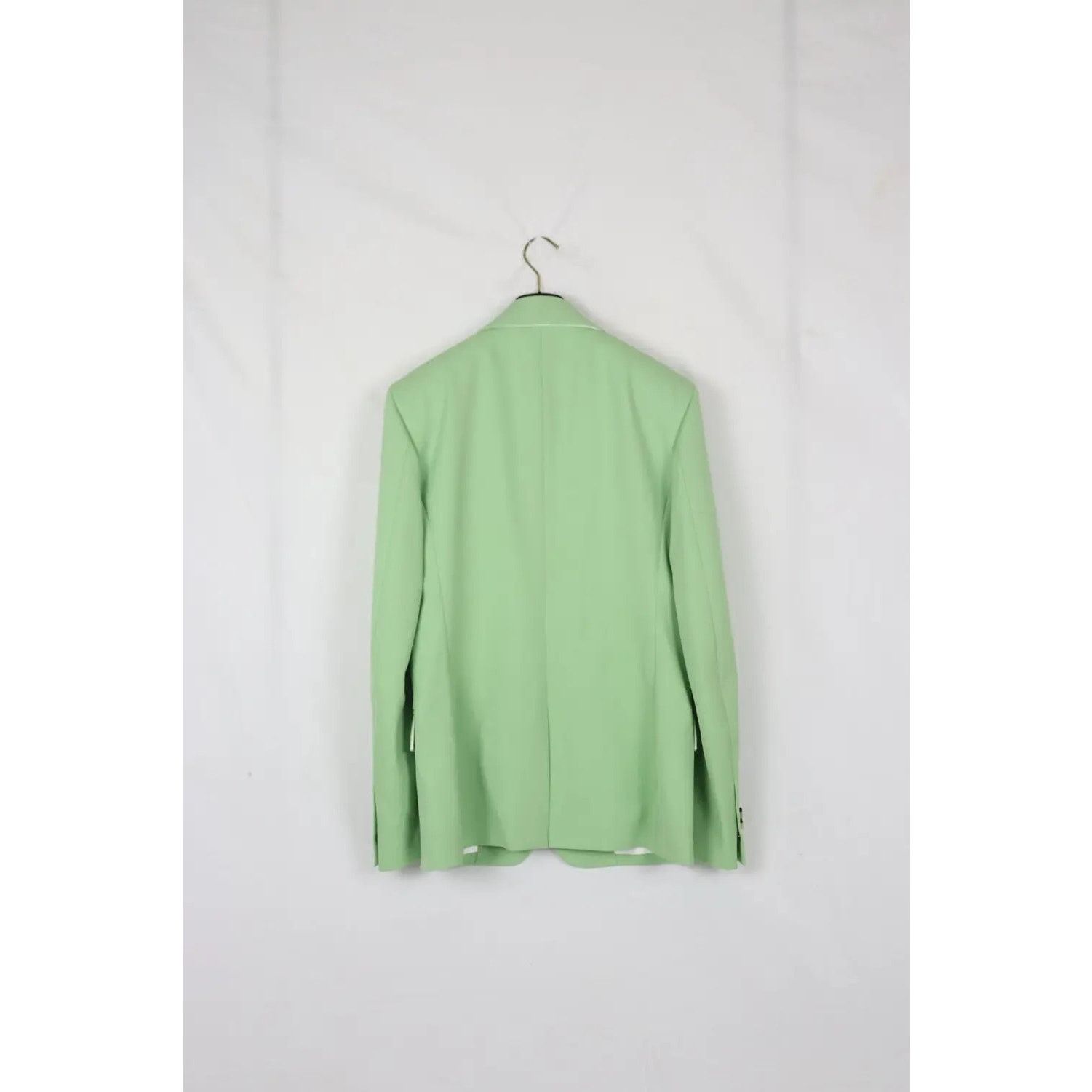 Bottega Veneta o1rshd1 Blazer Jacket Graine de Poudre Stretch in Pistachio Size US L / EU 52-54 / 3 - 4 Thumbnail