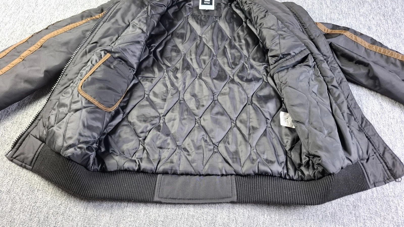 G-Star G-Star RAW Racing Biker Jacket Quilted Lined Black M Size US L / EU 52-54 / 3 - 7 Thumbnail