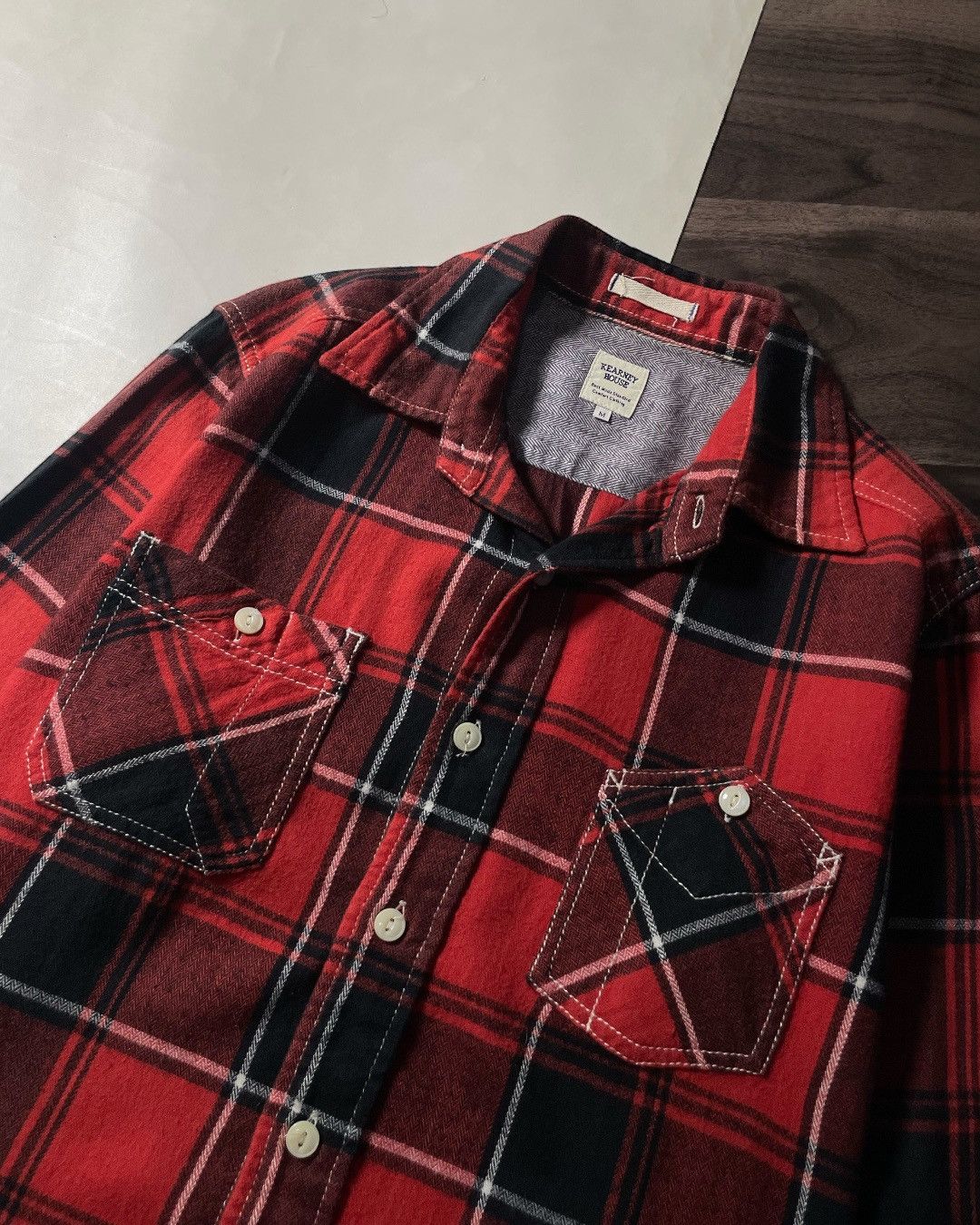 Other FLANNEL WORKSHIRT KEARNEY HOUSE SIZE M Size US M / EU 48-50 / 2 - 4 Thumbnail