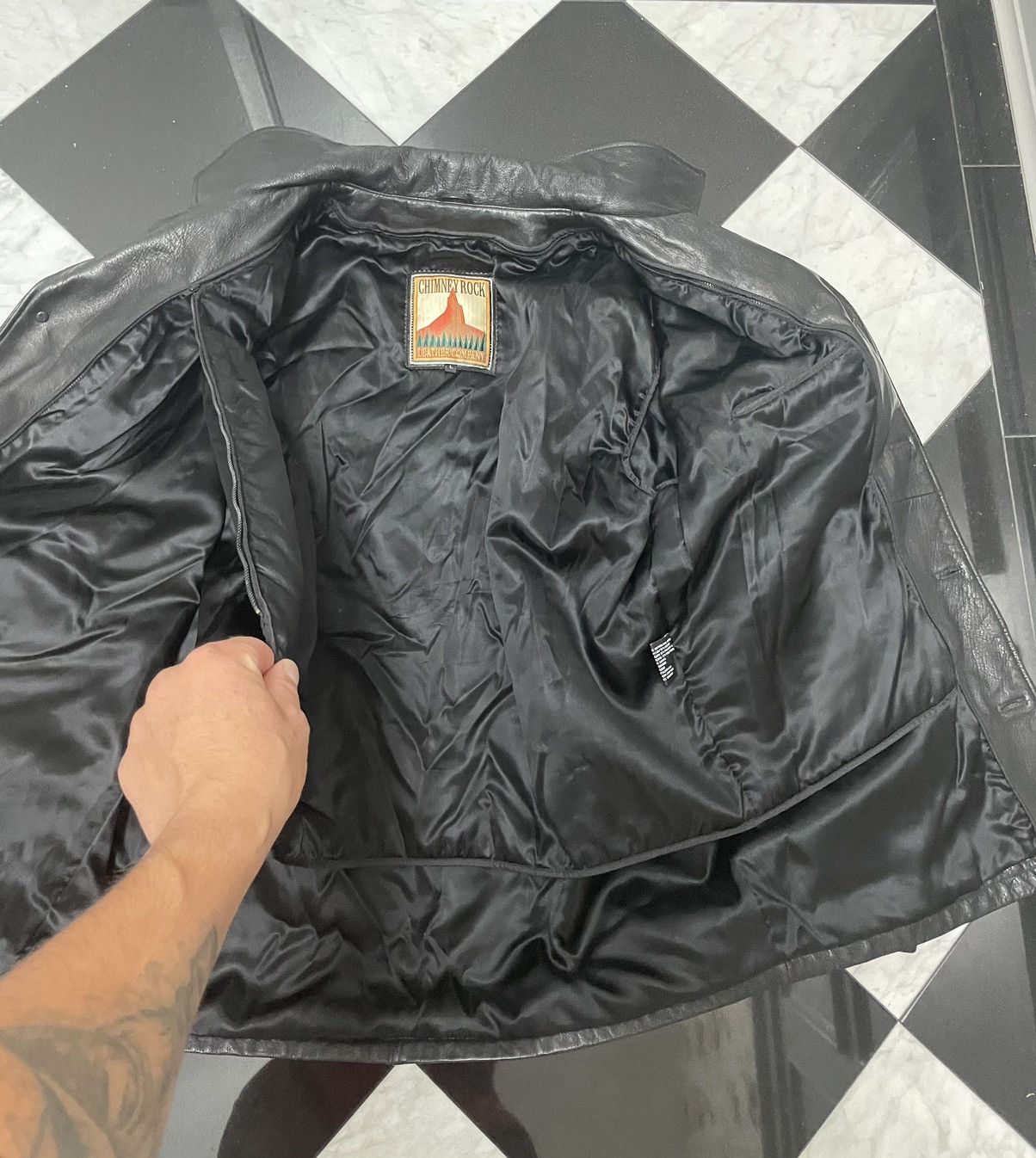Other 🔥 Vintage Chimney Rock leather jacket Size US L / EU 52-54 / 3 - 3 Thumbnail
