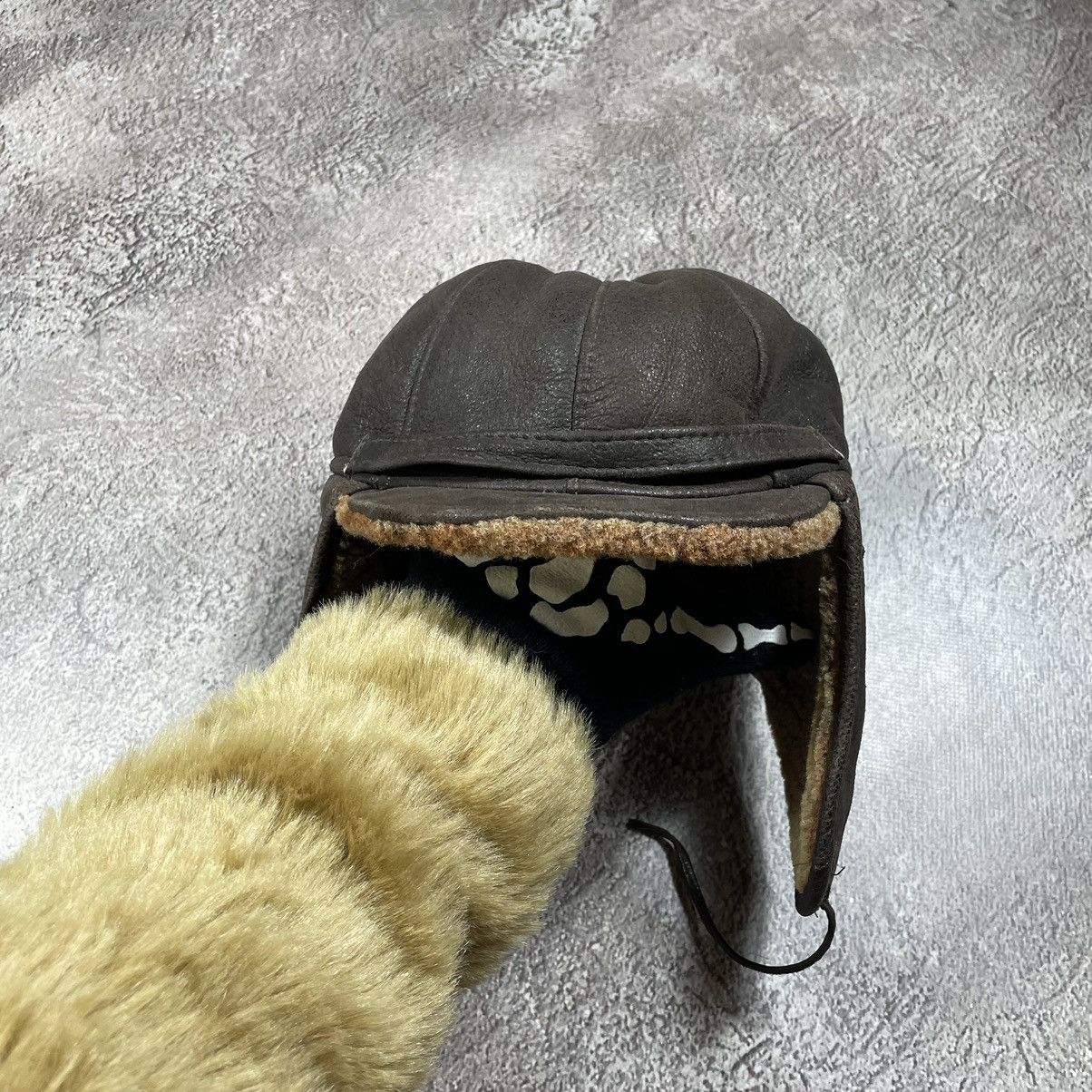 Vintage Vintage 90s Mohair Ushanka Hat Grunge Streetwear Black OS Size ONE SIZE - 2 Thumbnail